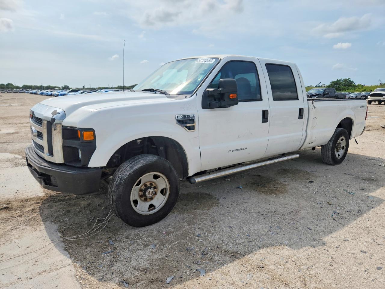 2008 Ford F250 Super Duty White vin: 1FTSW21558EC48031
