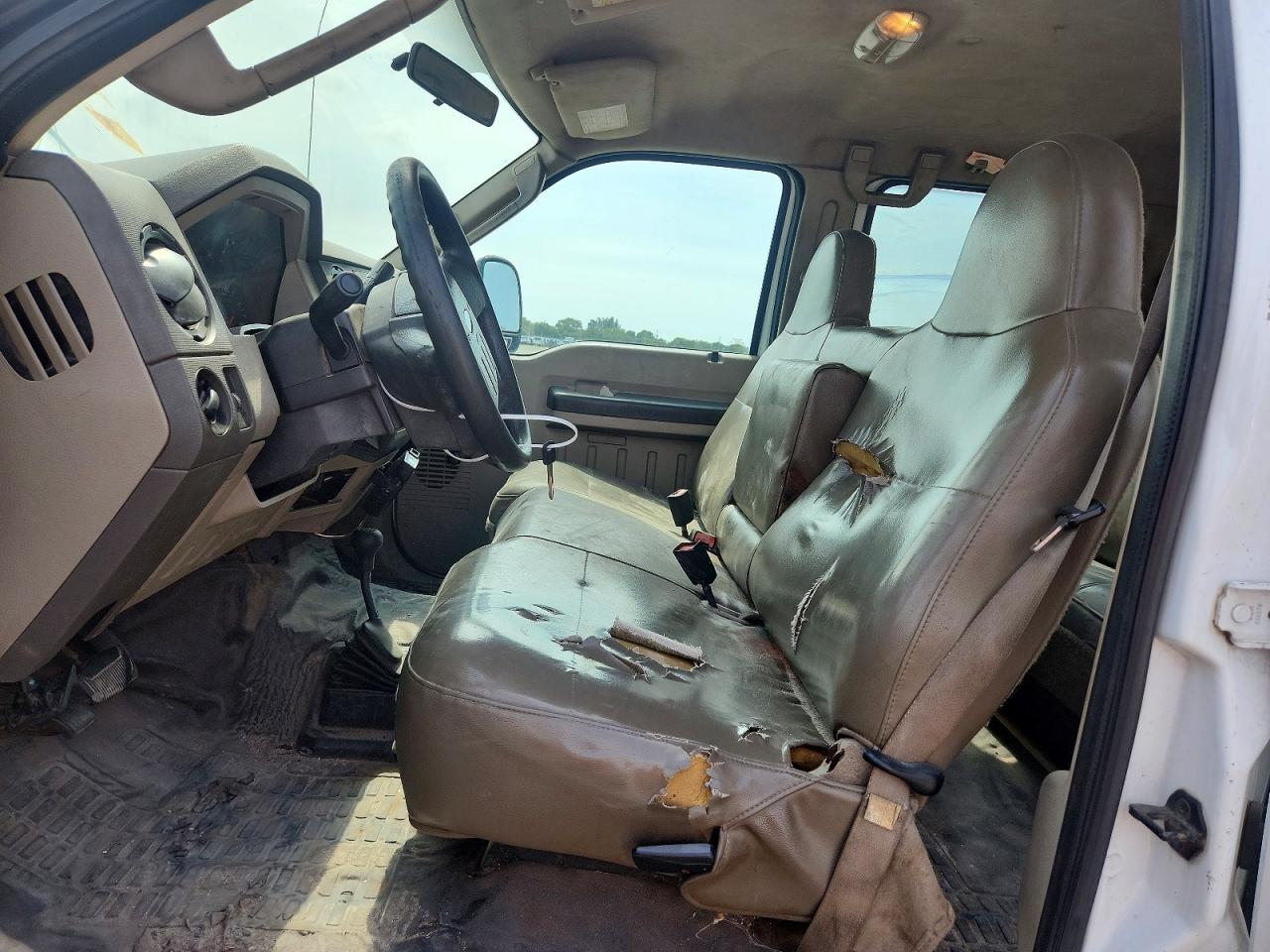 2008 Ford F250 Super Duty White vin: 1FTSW21558EC48031