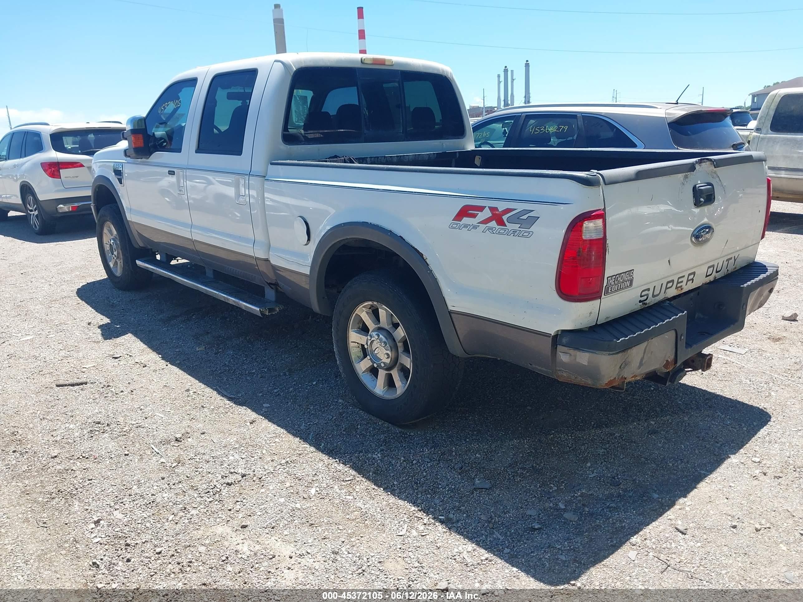 2009 Ford Super Duty F-250 Srw Cabelas/fx4/king Ranch/lariat/xl/xlt White vin: 1FTSW21559EA03652