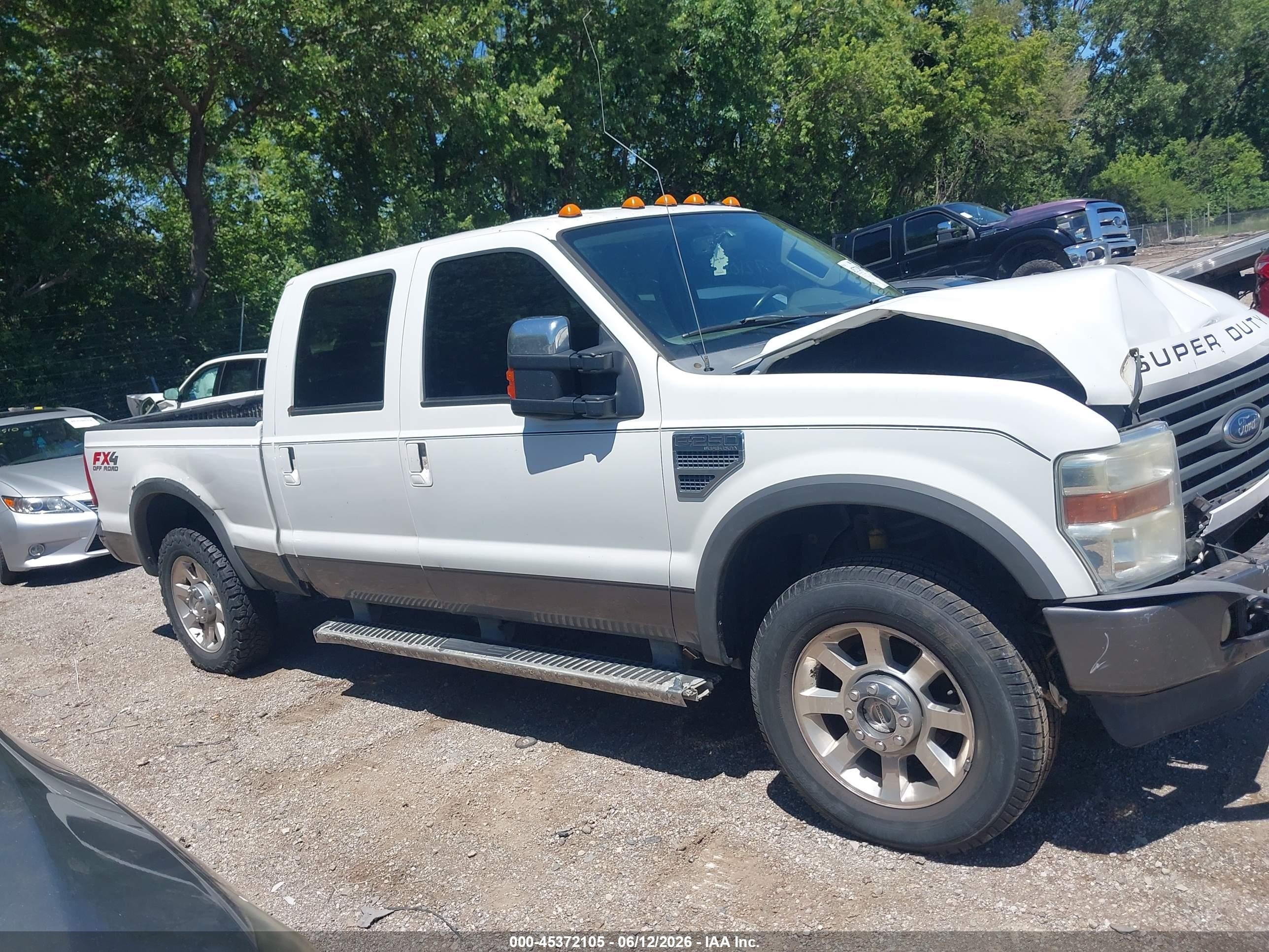 2009 Ford Super Duty F-250 Srw Cabelas/fx4/king Ranch/lariat/xl/xlt White vin: 1FTSW21559EA03652