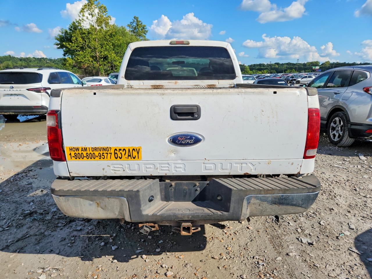 2009 Ford F250 Super Duty White vin: 1FTSW21559EA30091