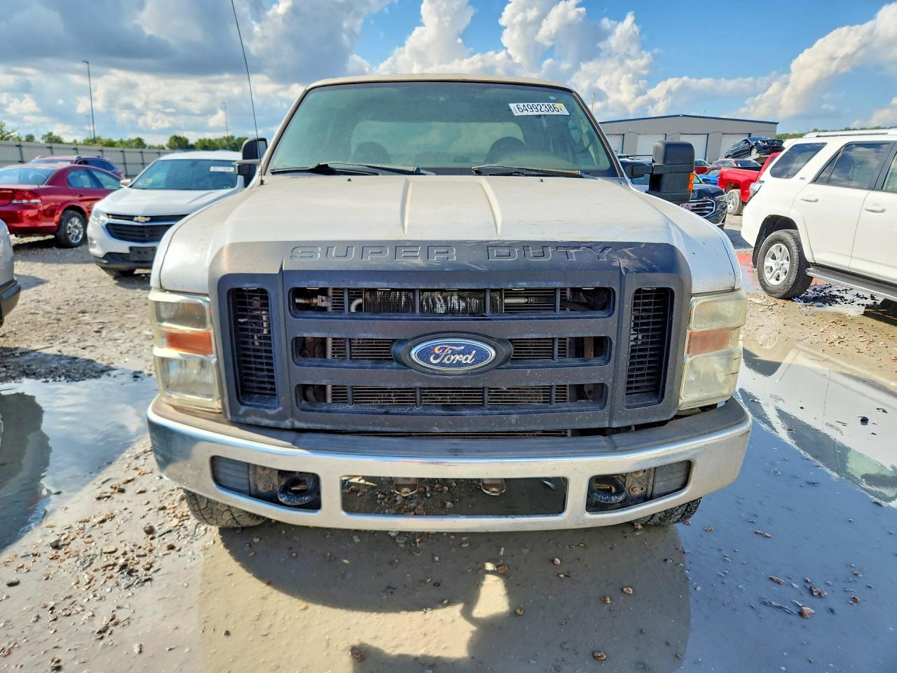 2009 Ford F250 Super Duty White vin: 1FTSW21559EA30091