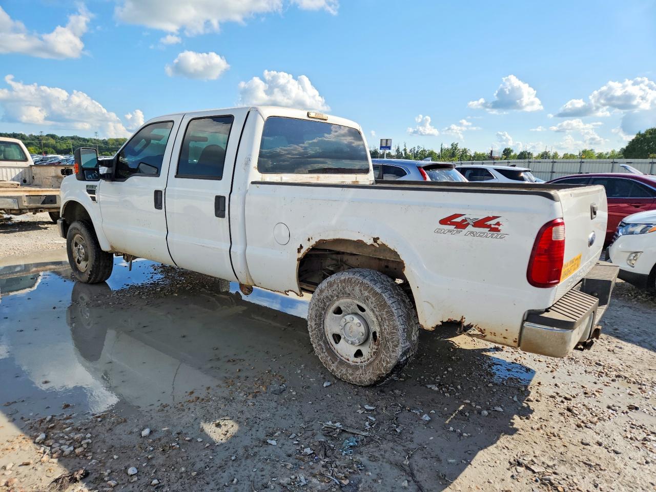 2009 Ford F250 Super Duty White vin: 1FTSW21559EA30091