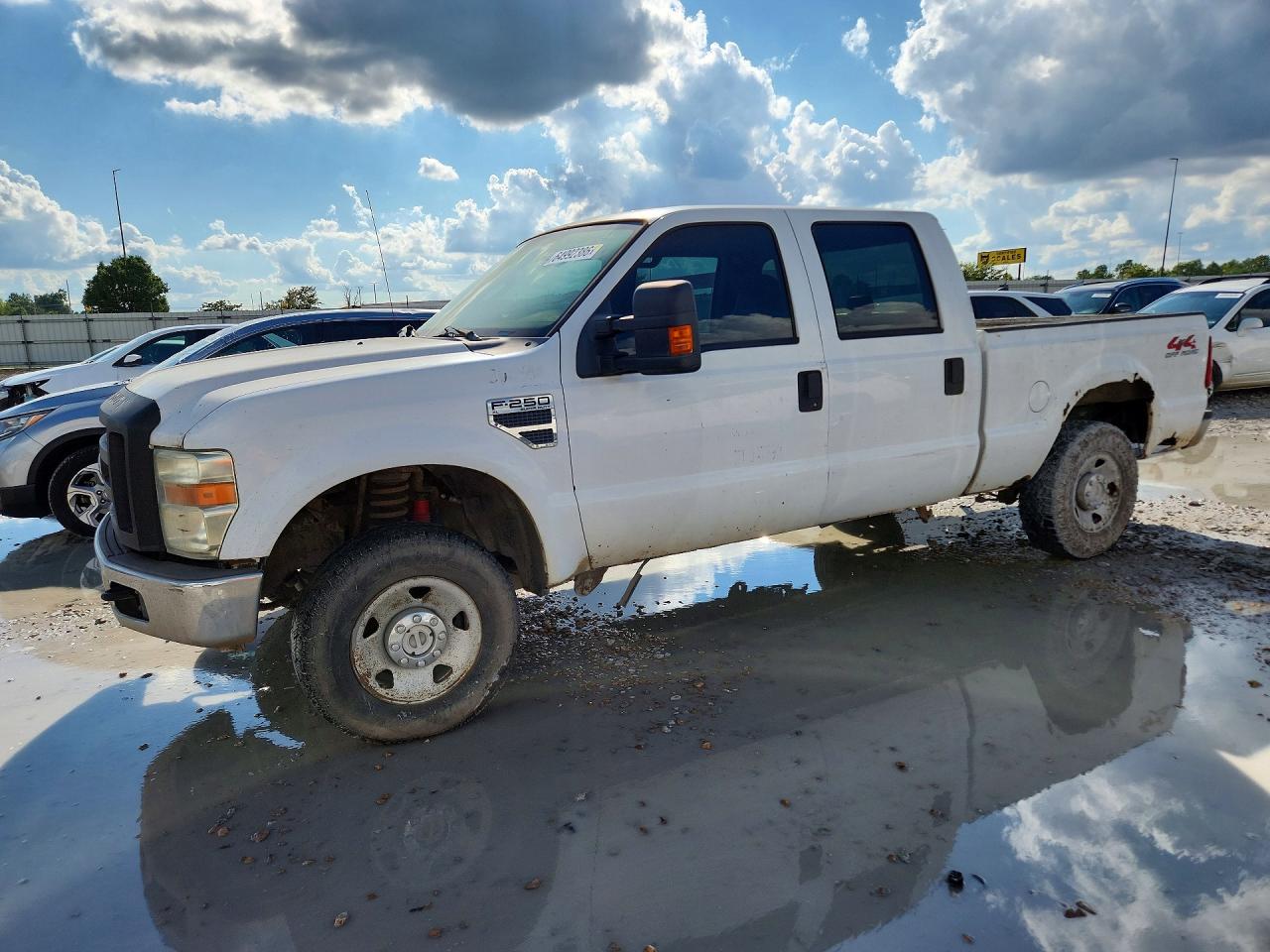 2009 Ford F250 Super Duty White vin: 1FTSW21559EA30091