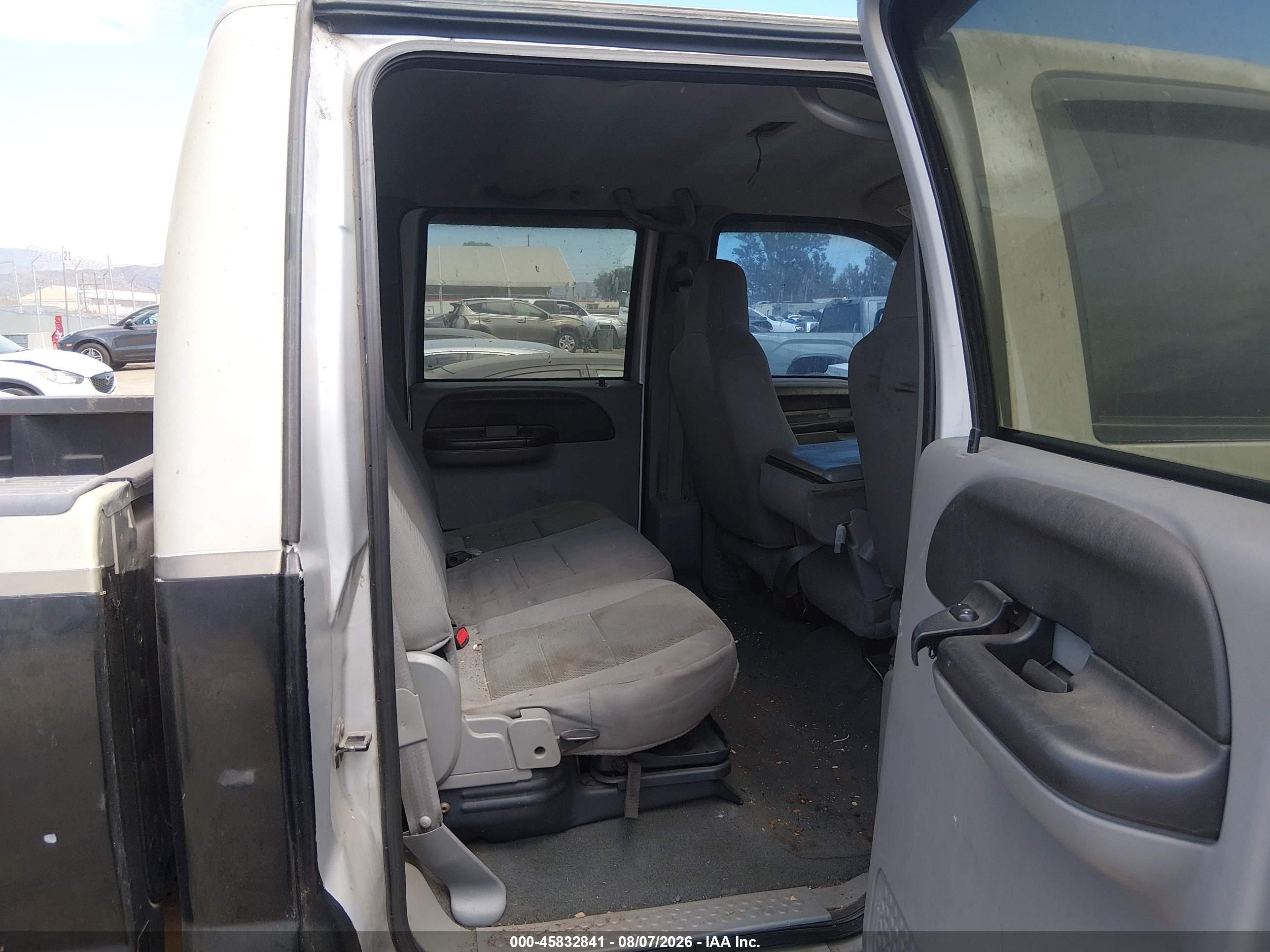 2005 Ford F-250 Lariat/xl/xlt Black vin: 1FTSW21565EA58931