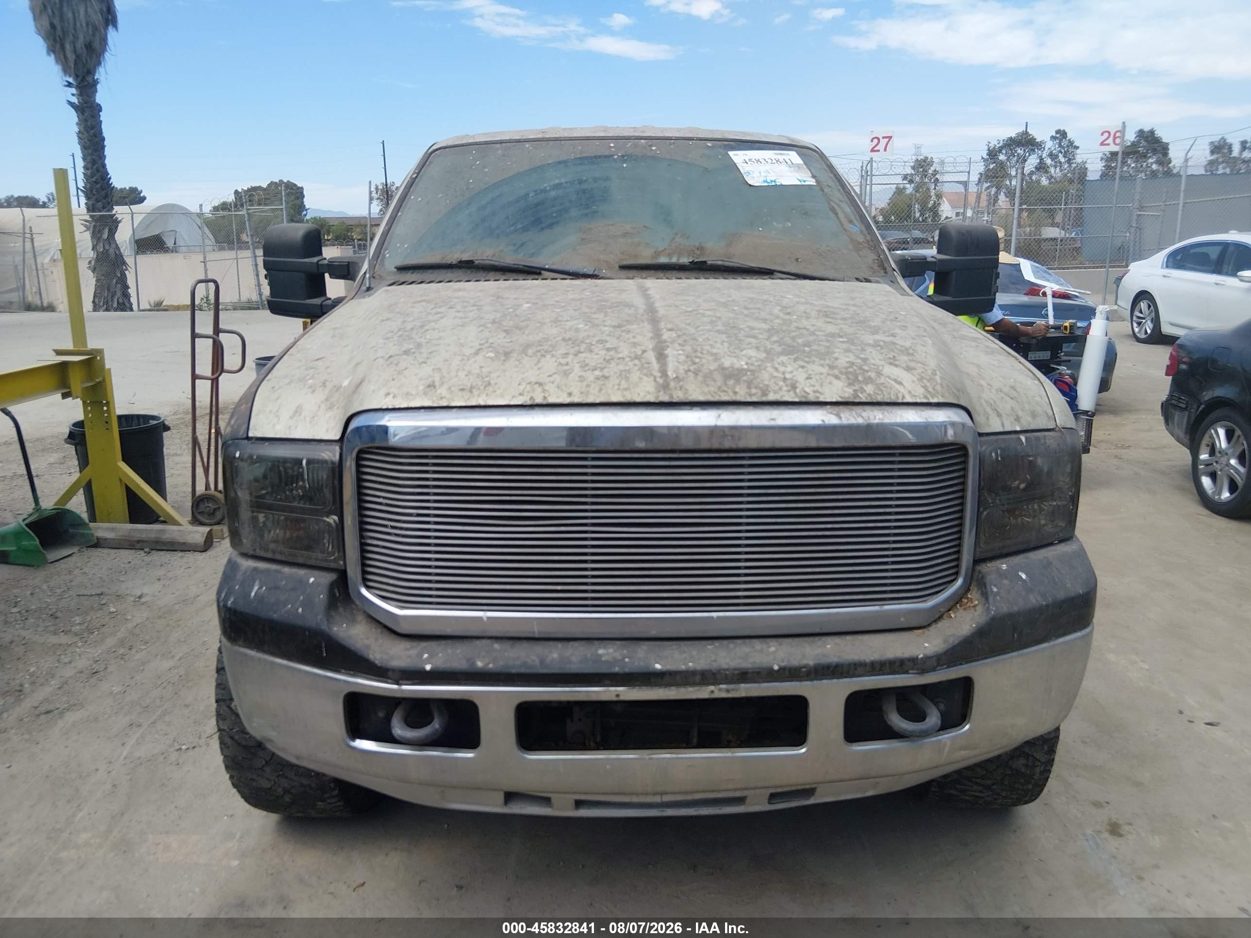 2005 Ford F-250 Lariat/xl/xlt Black vin: 1FTSW21565EA58931