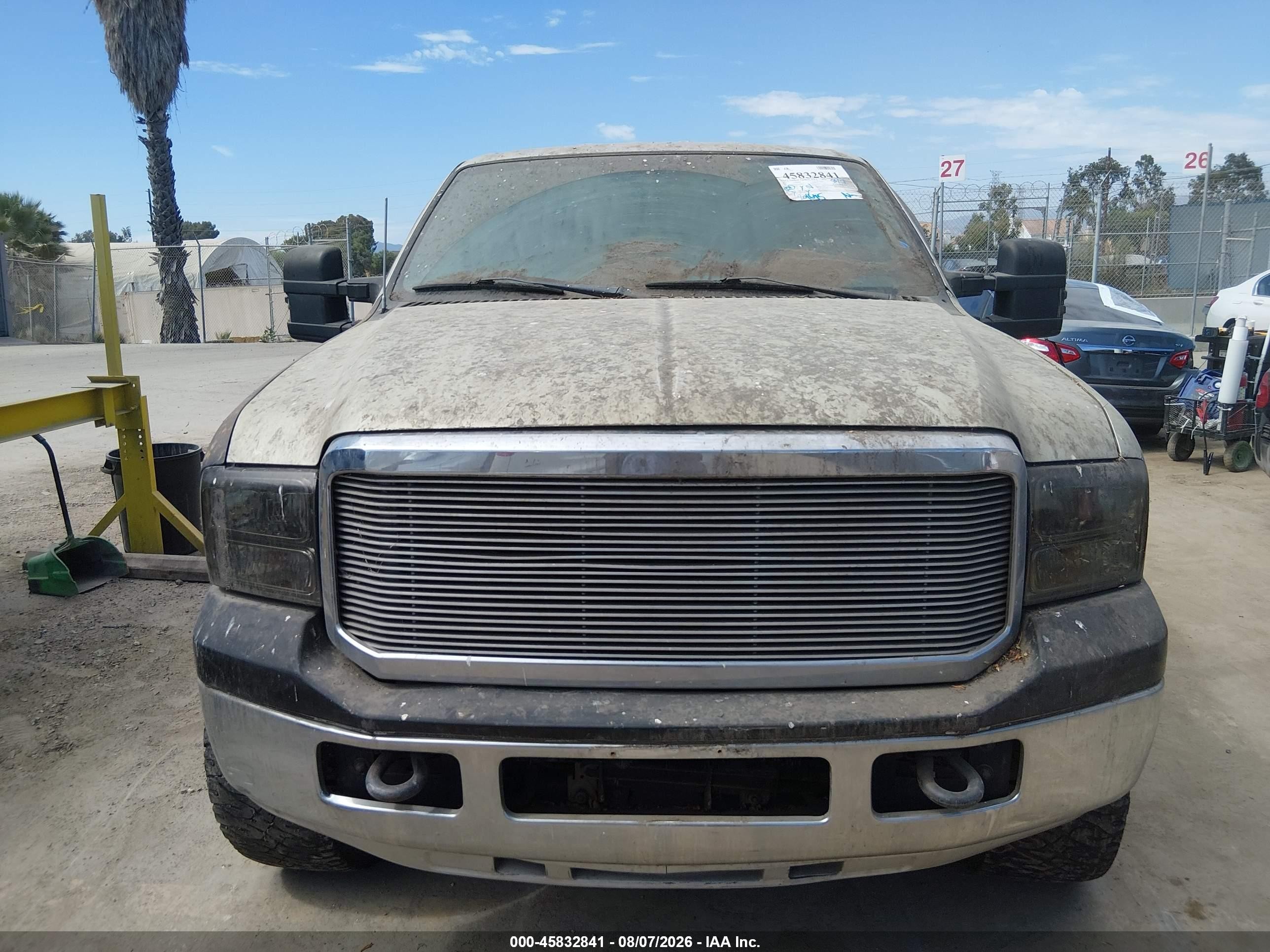 2005 Ford F-250 Lariat/xl/xlt Black vin: 1FTSW21565EA58931