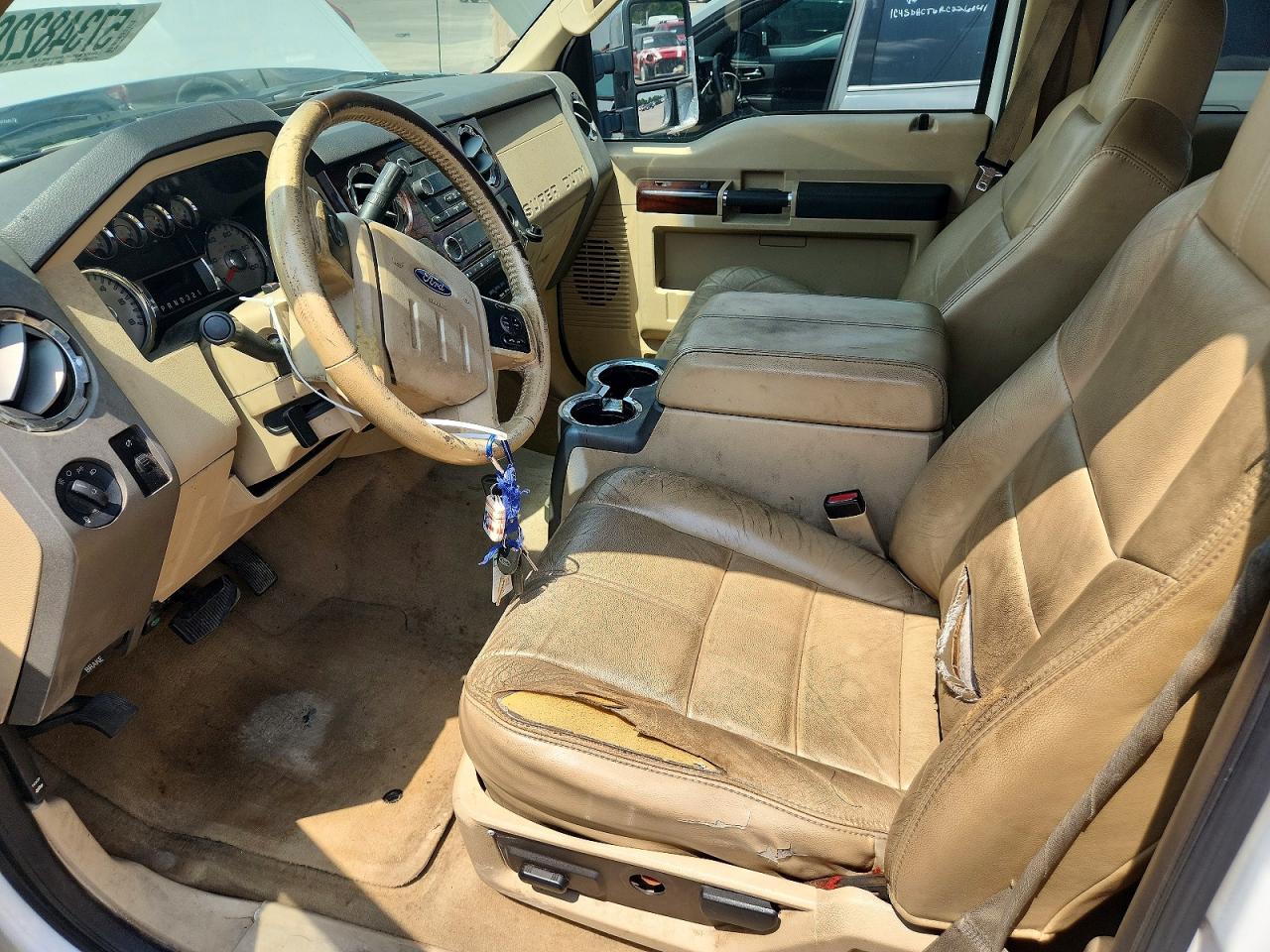 2009 Ford F250 Super Duty White vin: 1FTSW21569EB15781