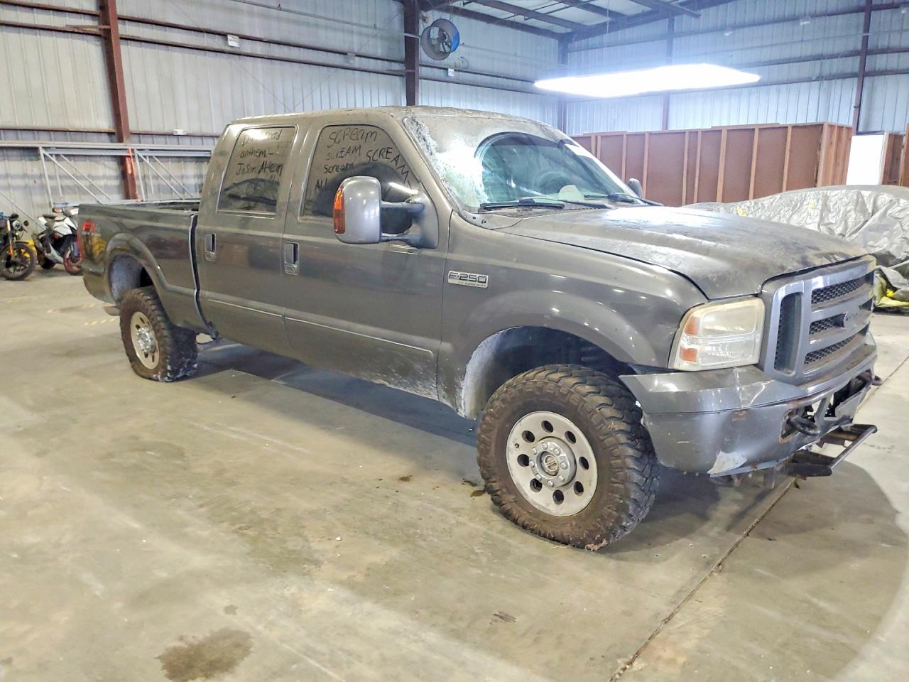 2006 Ford F250 Super Duty Gray vin: 1FTSW21576EC71937