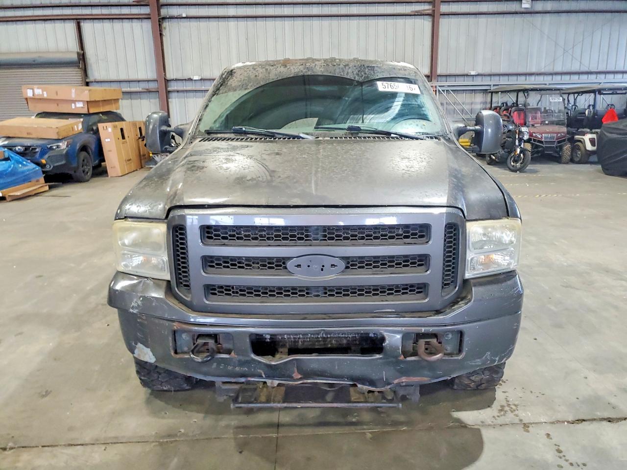 2006 Ford F250 Super Duty Gray vin: 1FTSW21576EC71937