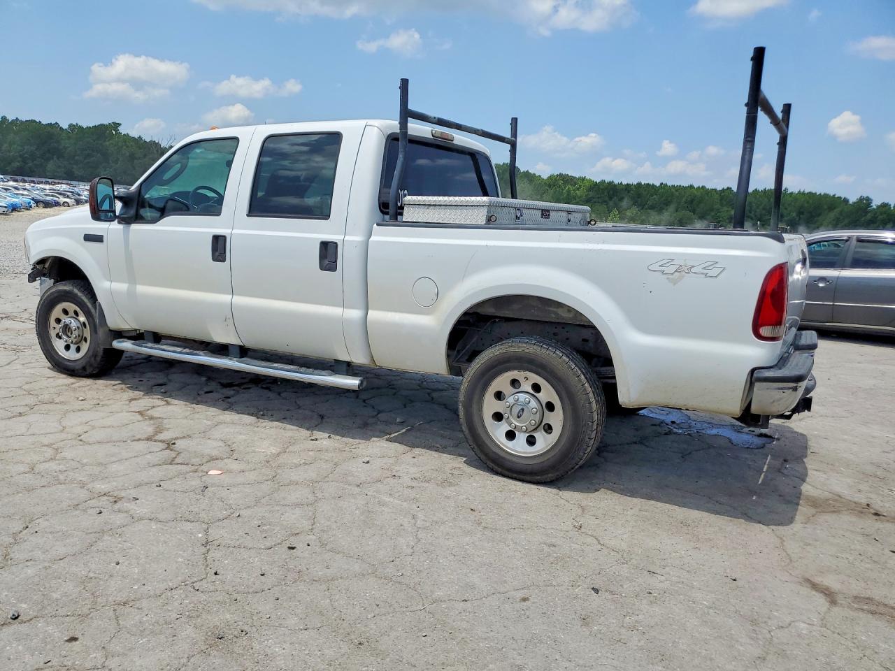 2006 Ford F250 Super Duty White vin: 1FTSW21576ED16231