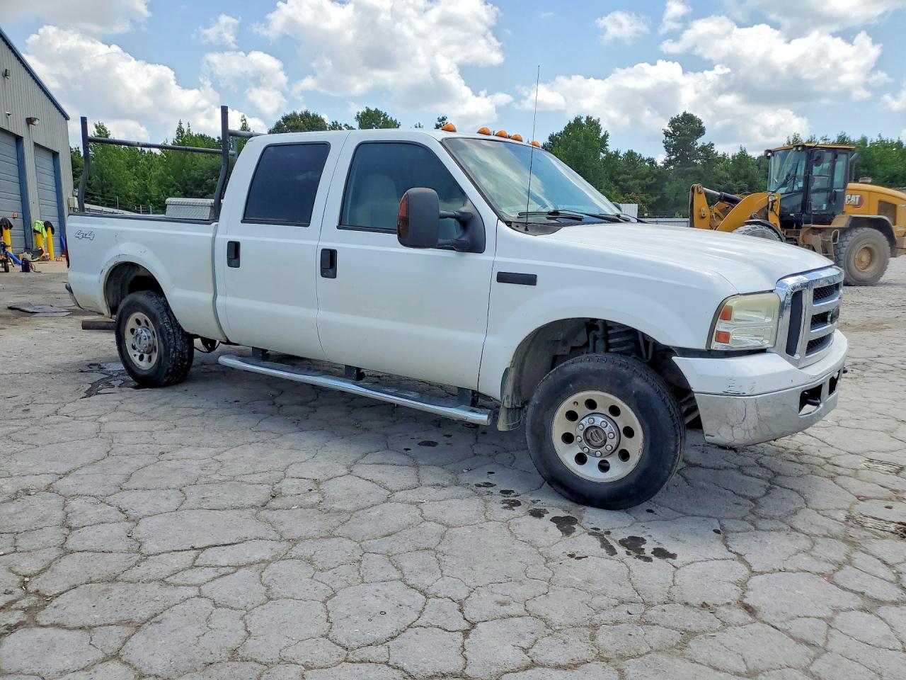2006 Ford F250 Super Duty White vin: 1FTSW21576ED16231