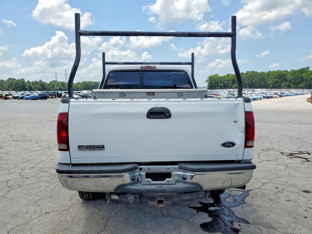 2006 Ford F250 Super Duty White vin: 1FTSW21576ED16231