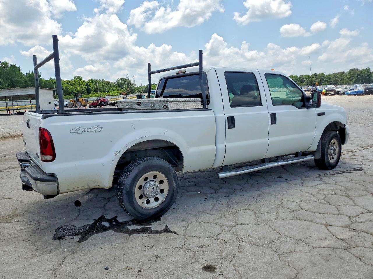 2006 Ford F250 Super Duty White vin: 1FTSW21576ED16231