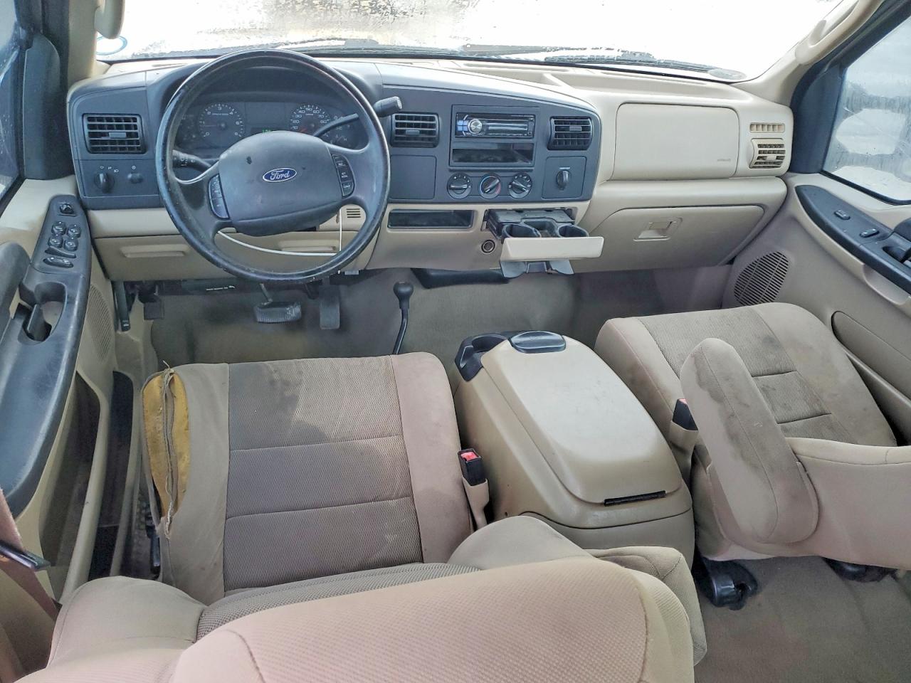 2005 Ford F250 Super Duty Beige vin: 1FTSW21585EC65465
