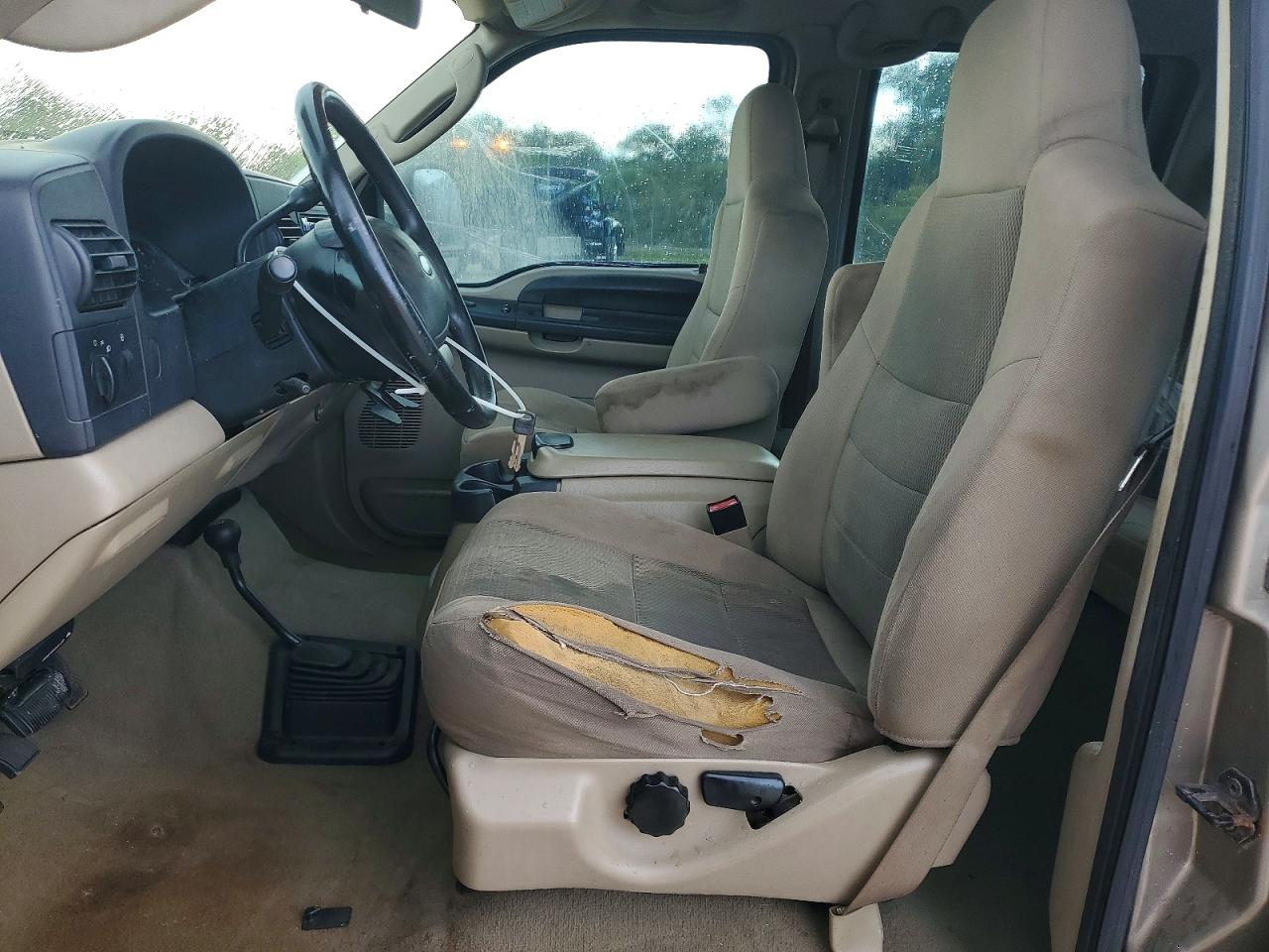 2005 Ford F250 Super Duty Beige vin: 1FTSW21585EC65465