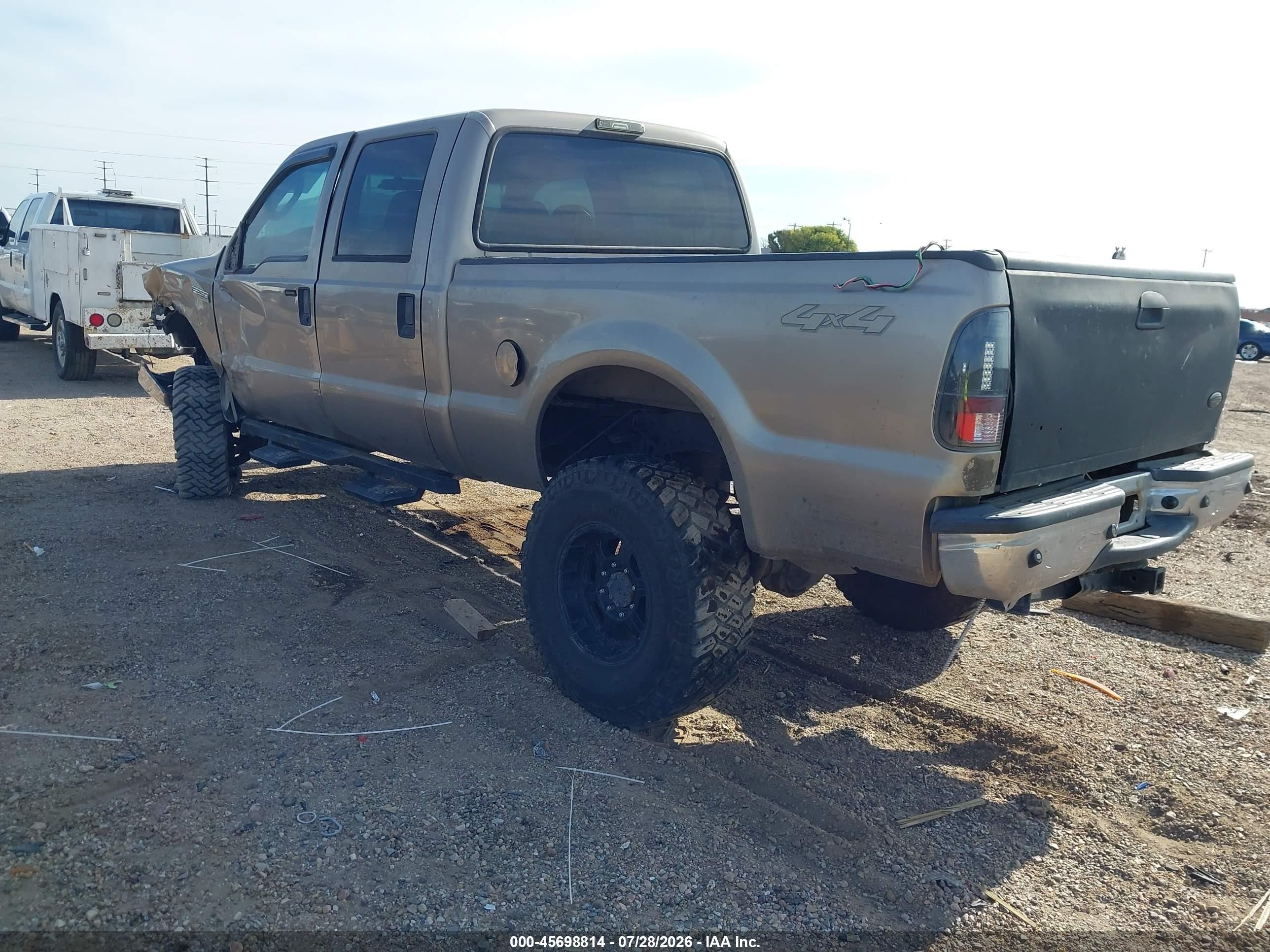2006 Ford F-250 Lariat/xl/xlt Gold vin: 1FTSW21586EB02056