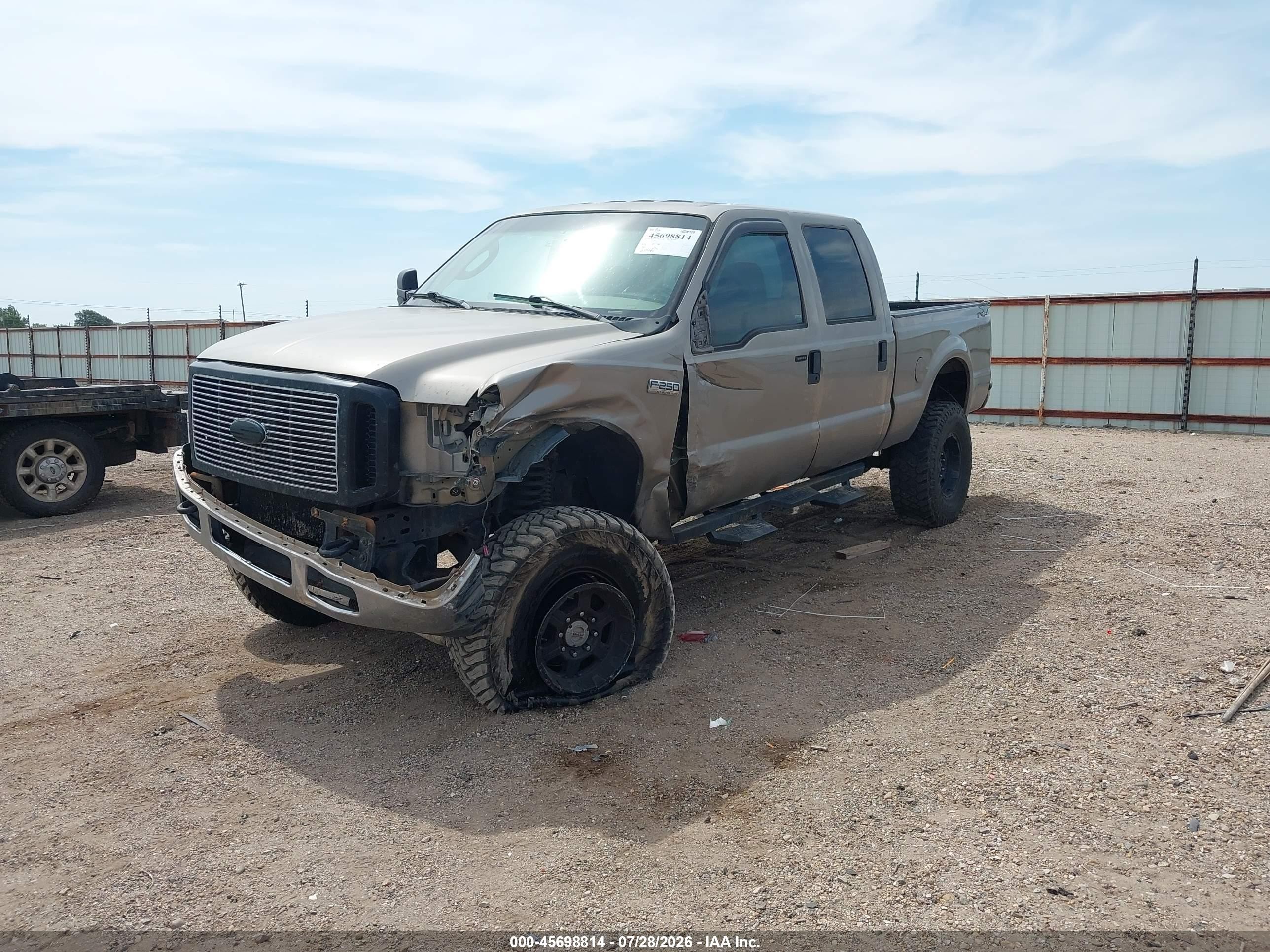 2006 Ford F-250 Lariat/xl/xlt Gold vin: 1FTSW21586EB02056
