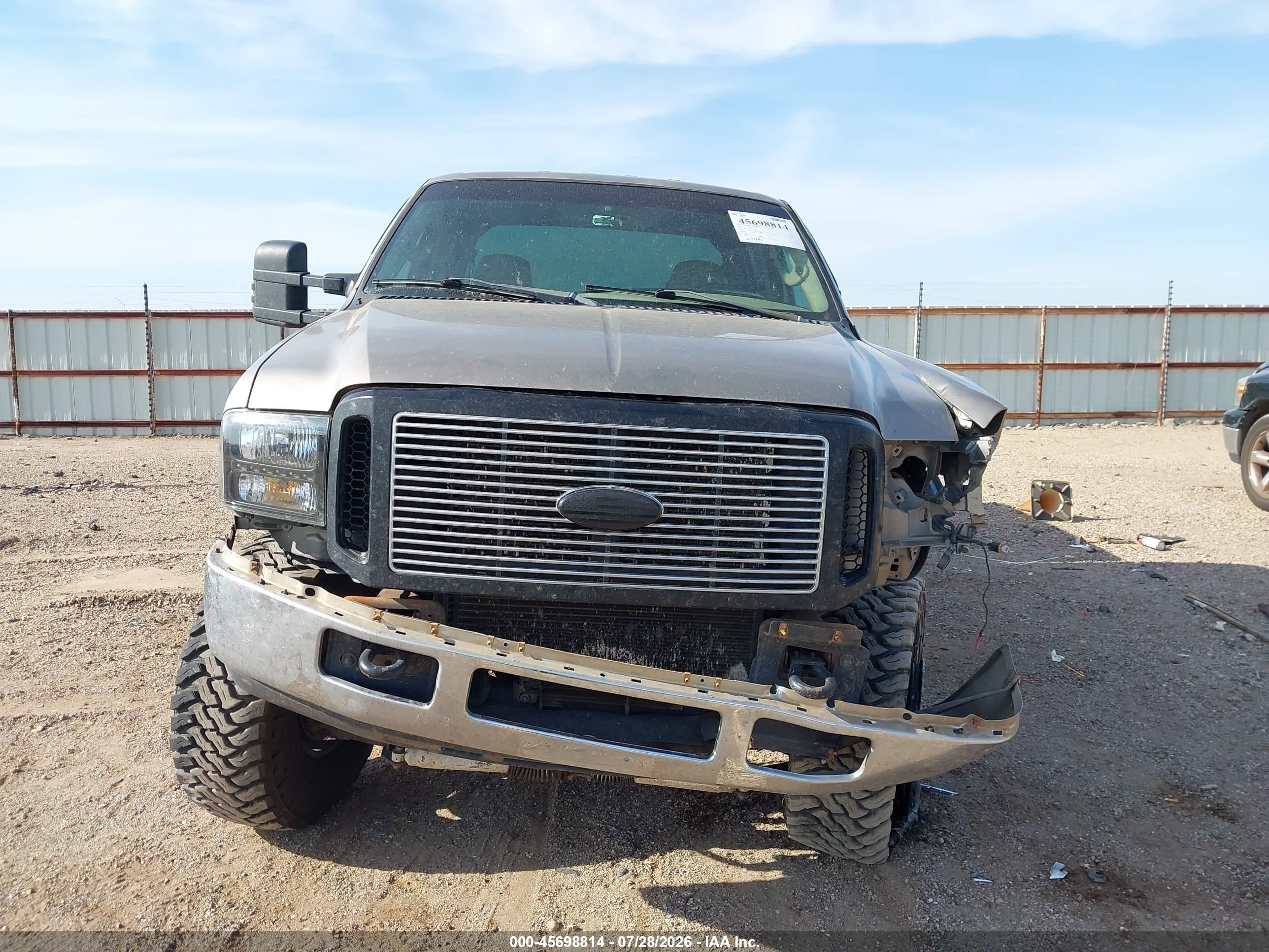 2006 Ford F-250 Lariat/xl/xlt Gold vin: 1FTSW21586EB02056