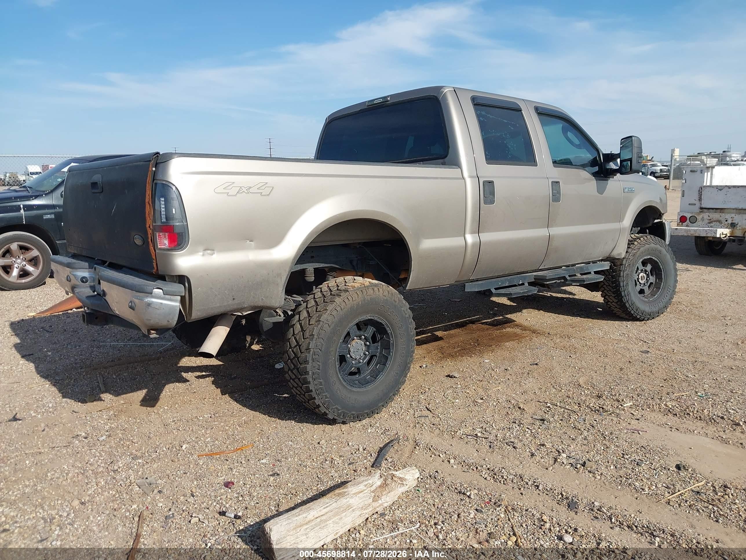 2006 Ford F-250 Lariat/xl/xlt Gold vin: 1FTSW21586EB02056