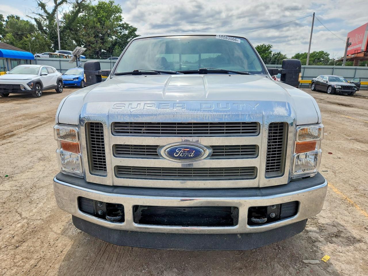 2008 Ford F250 Super Duty White vin: 1FTSW21588EC83842