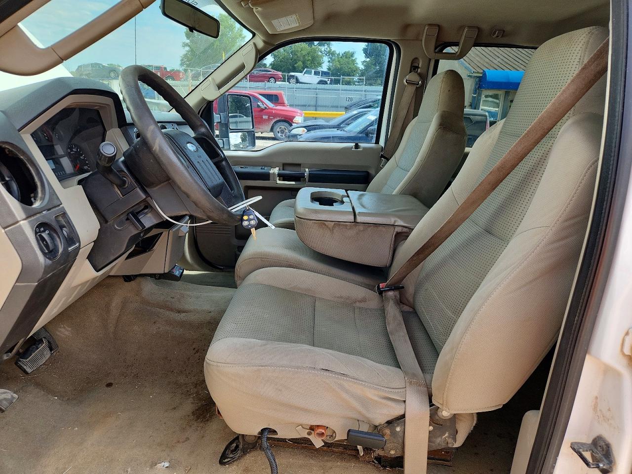 2008 Ford F250 Super Duty White vin: 1FTSW21588EC83842