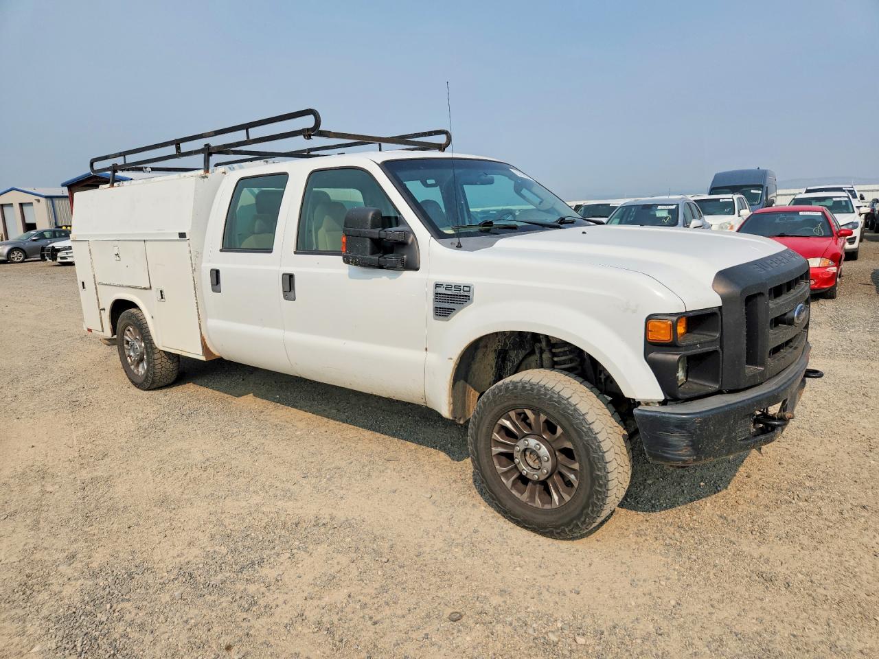 2008 Ford F250 Super Duty White vin: 1FTSW21588ED45546