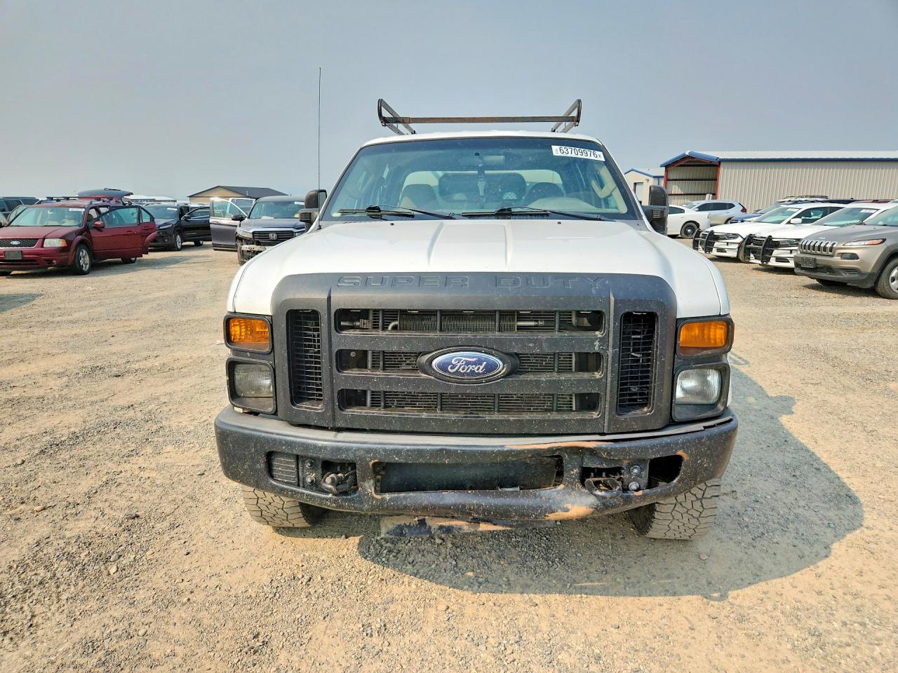 2008 Ford F250 Super Duty White vin: 1FTSW21588ED45546