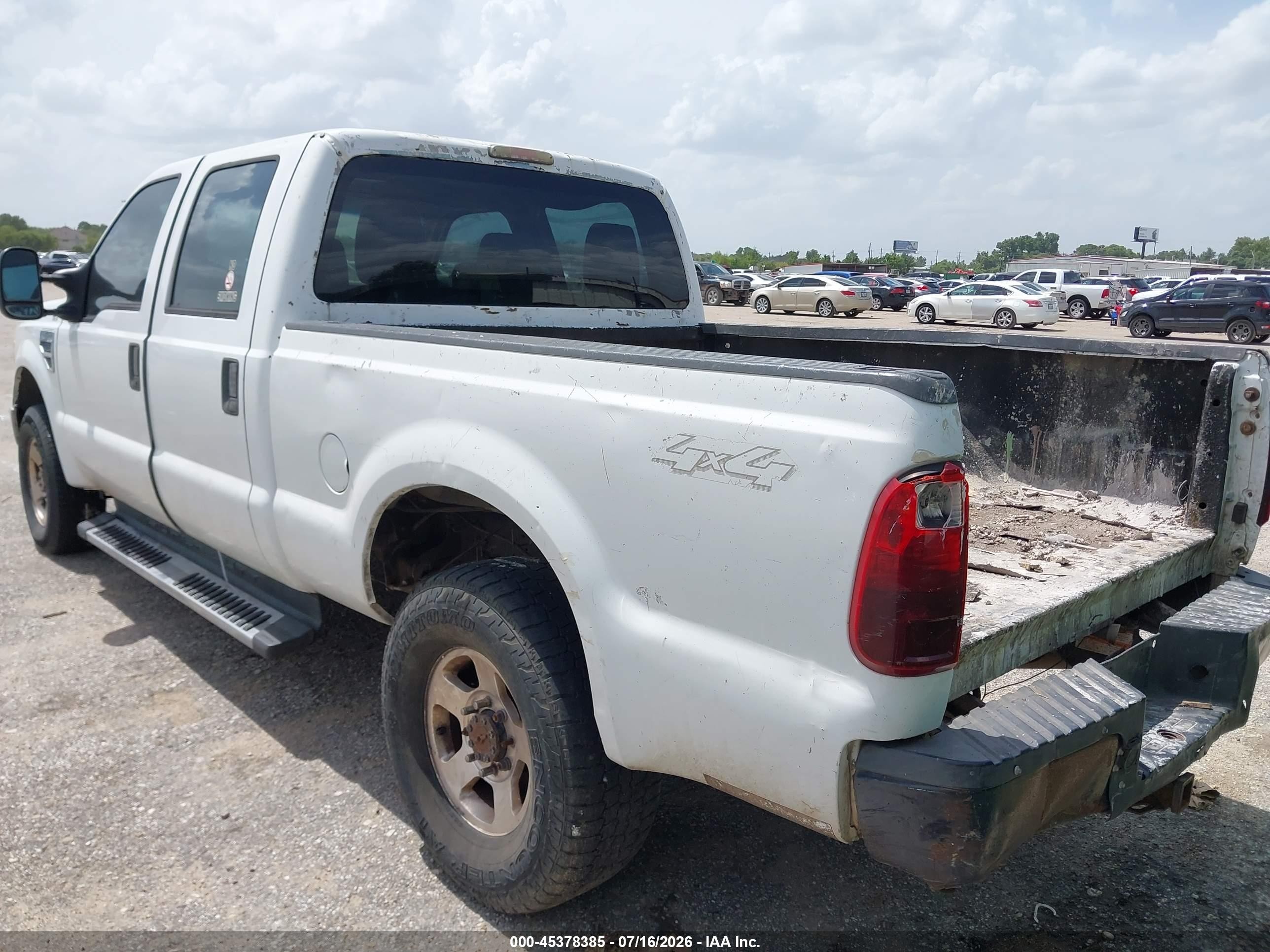 2008 Ford F-250 Fx4/king Ranch/lariat/xl/xlt White vin: 1FTSW21588ED87795