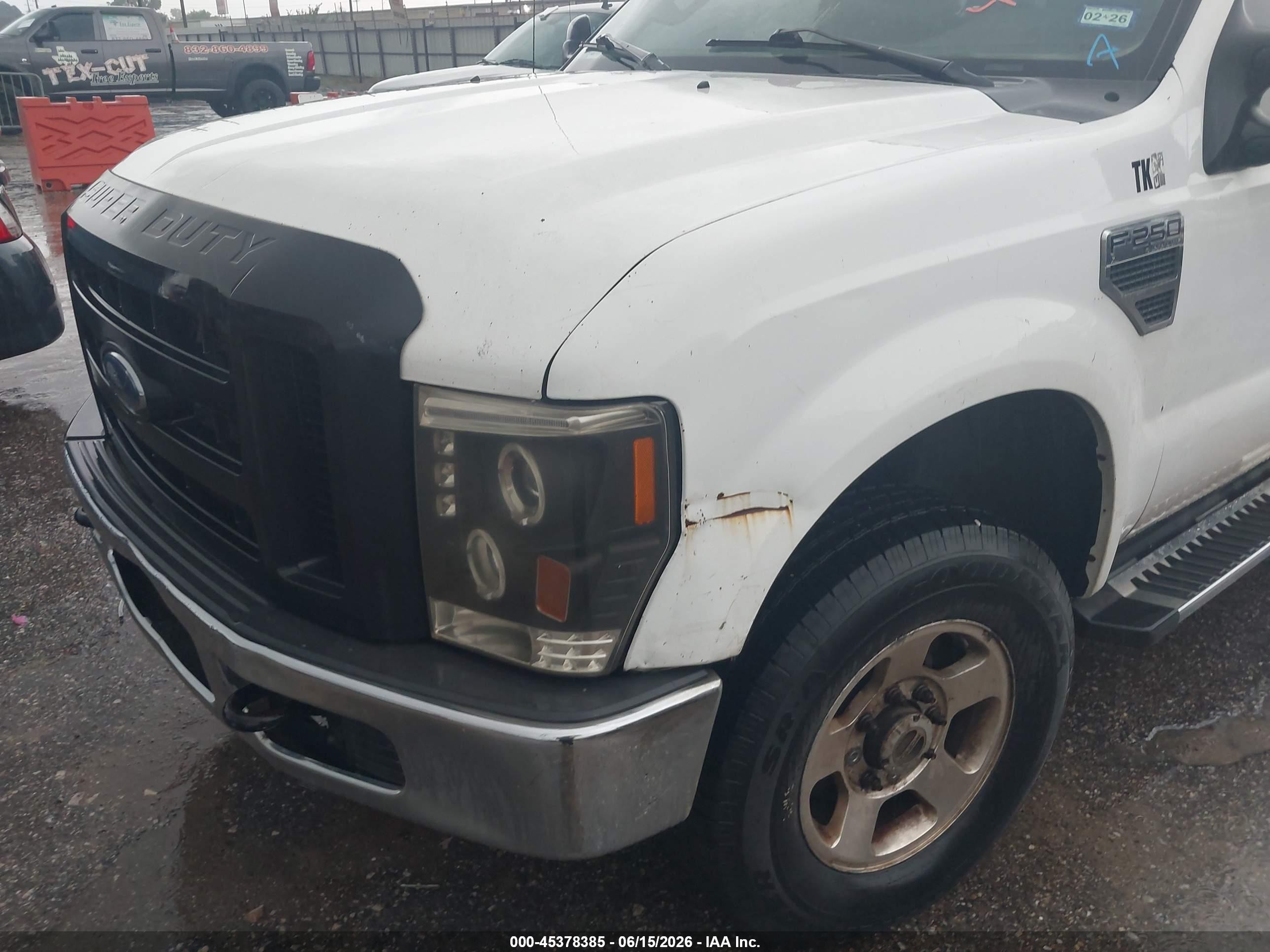2008 Ford F-250 Fx4/king Ranch/lariat/xl/xlt White vin: 1FTSW21588ED87795
