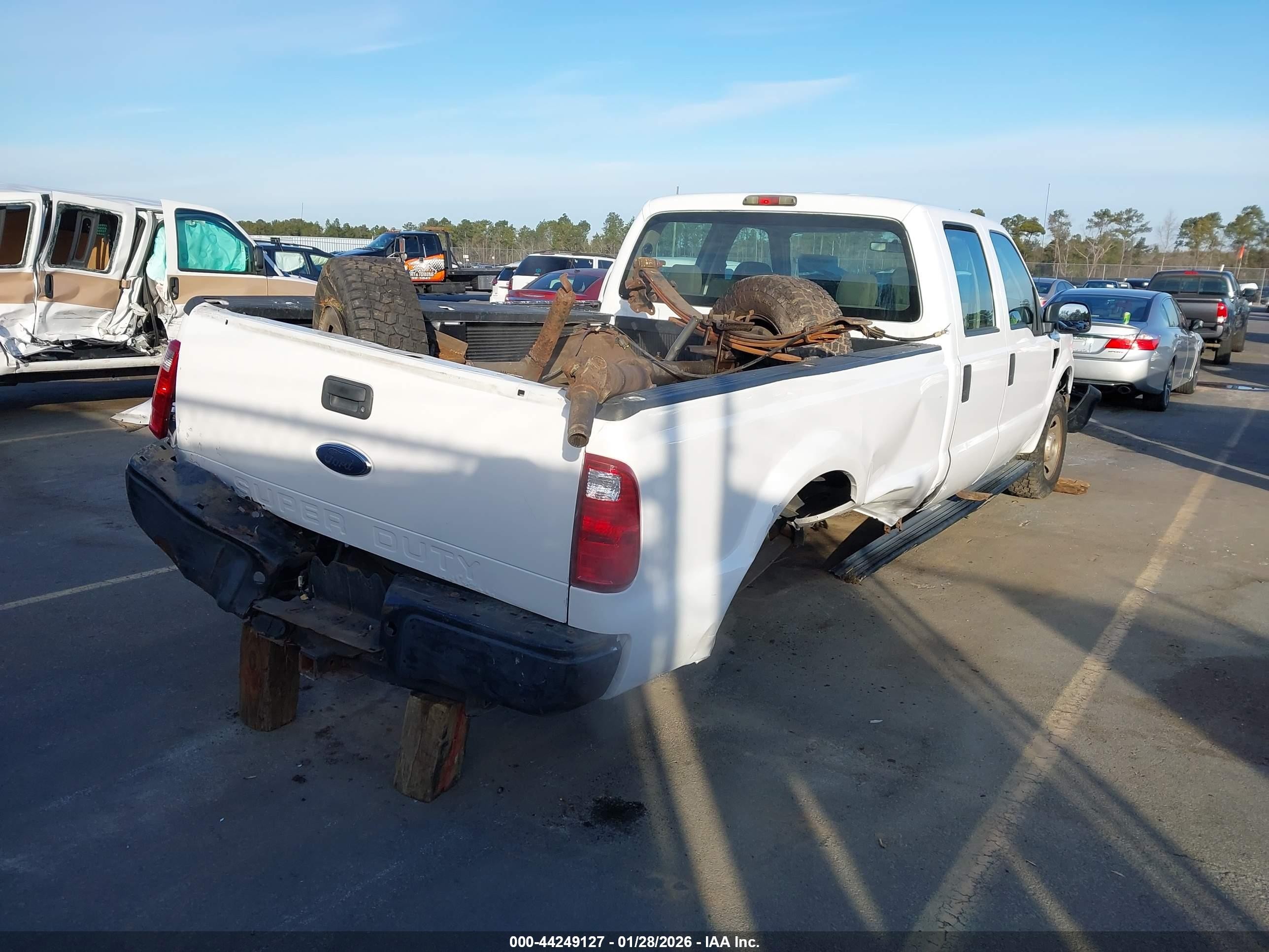 2009 Ford F-250 Fx4/king Ranch/lariat/xl/xlt White vin: 1FTSW21589EA70813