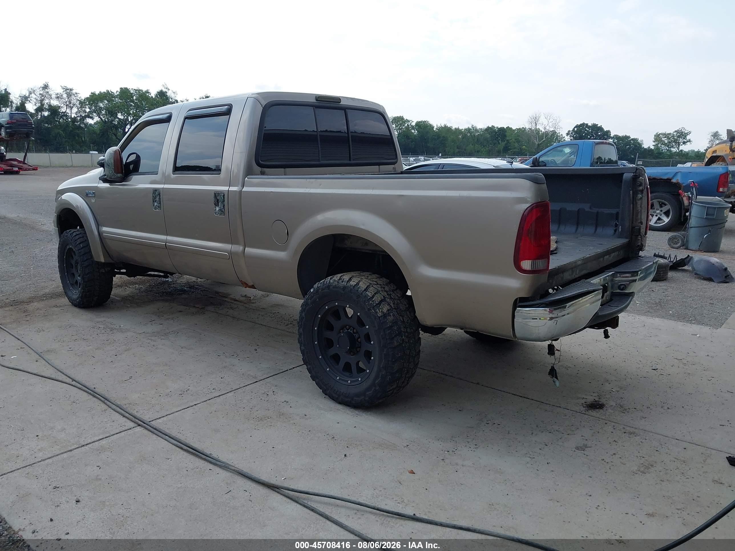 2005 Ford F-250 Lariat/xl/xlt Beige vin: 1FTSW21595EB64628