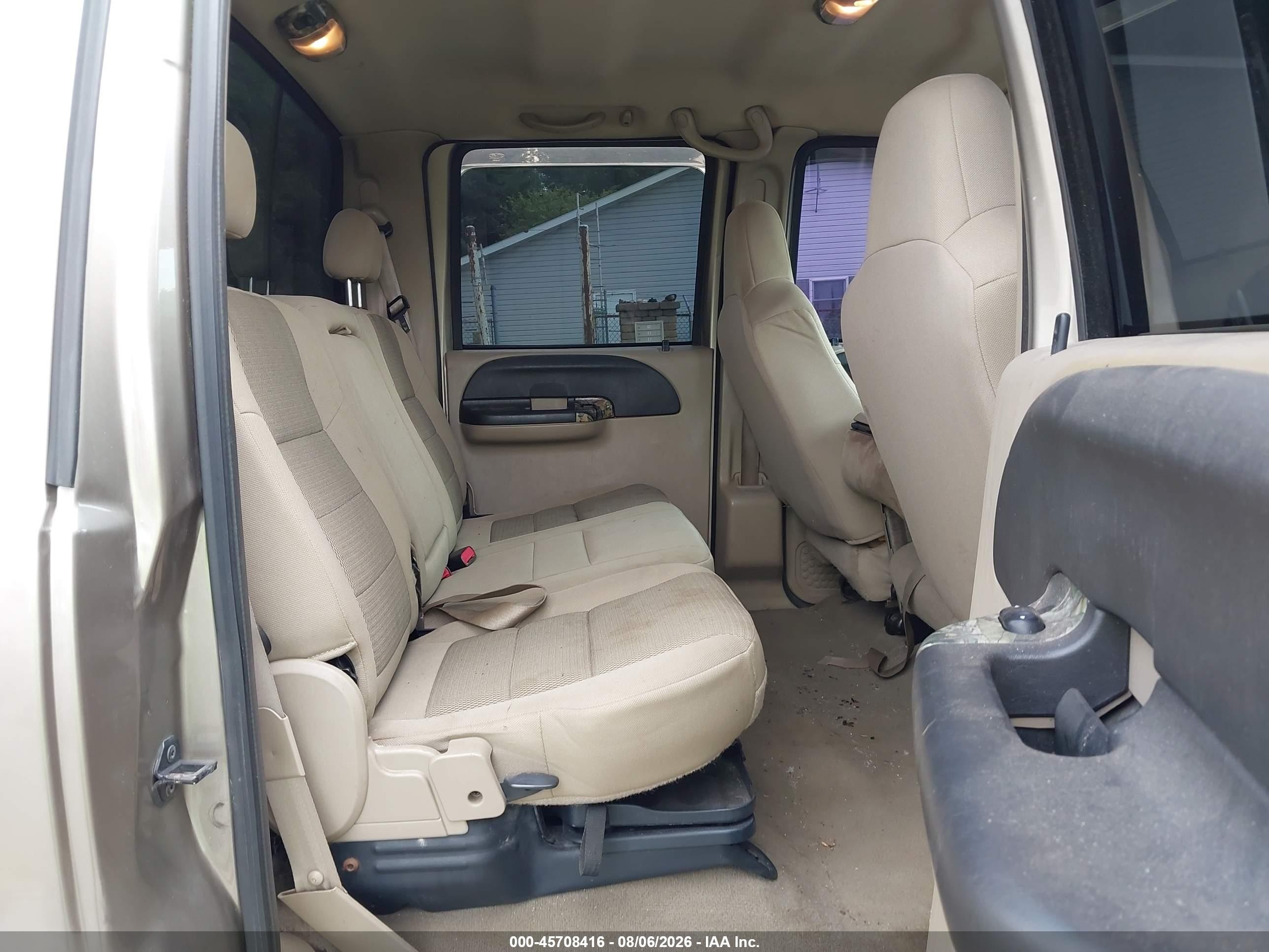 2005 Ford F-250 Lariat/xl/xlt Beige vin: 1FTSW21595EB64628