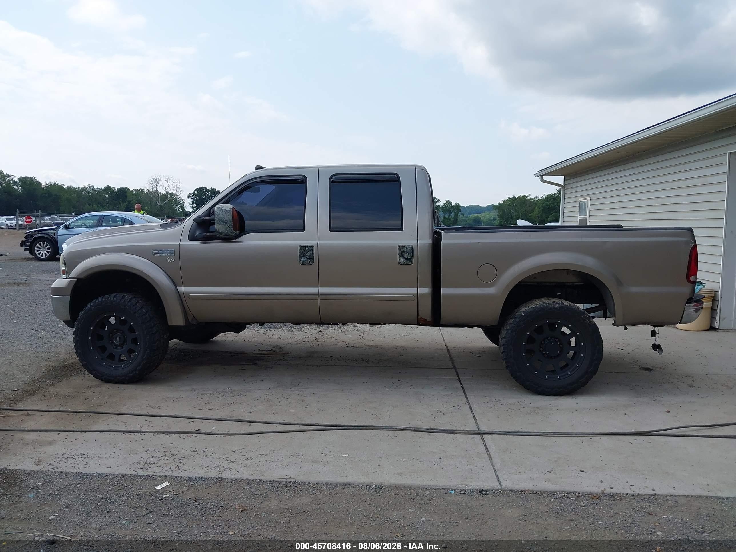 2005 Ford F-250 Lariat/xl/xlt Beige vin: 1FTSW21595EB64628
