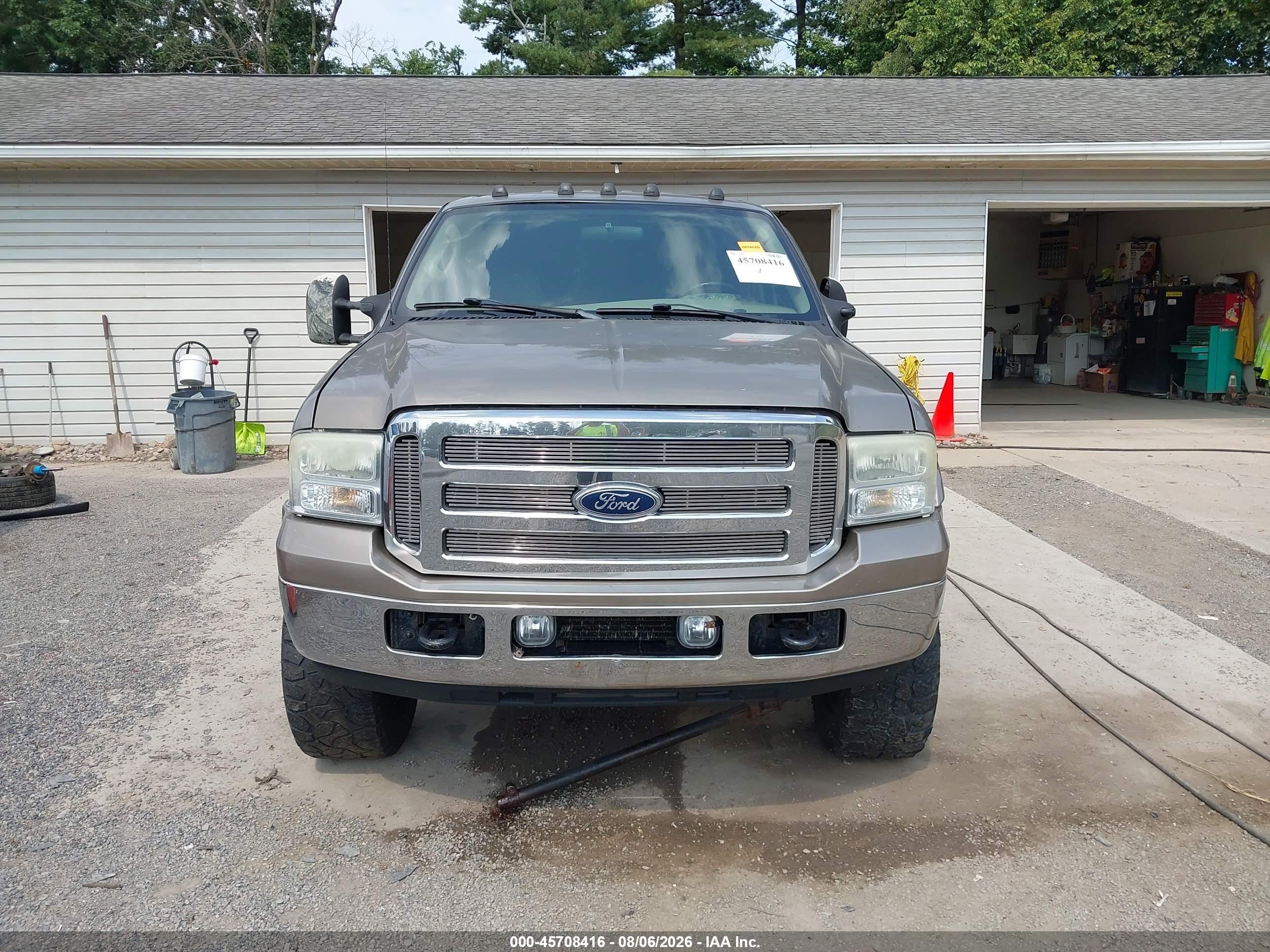 2005 Ford F-250 Lariat/xl/xlt Beige vin: 1FTSW21595EB64628
