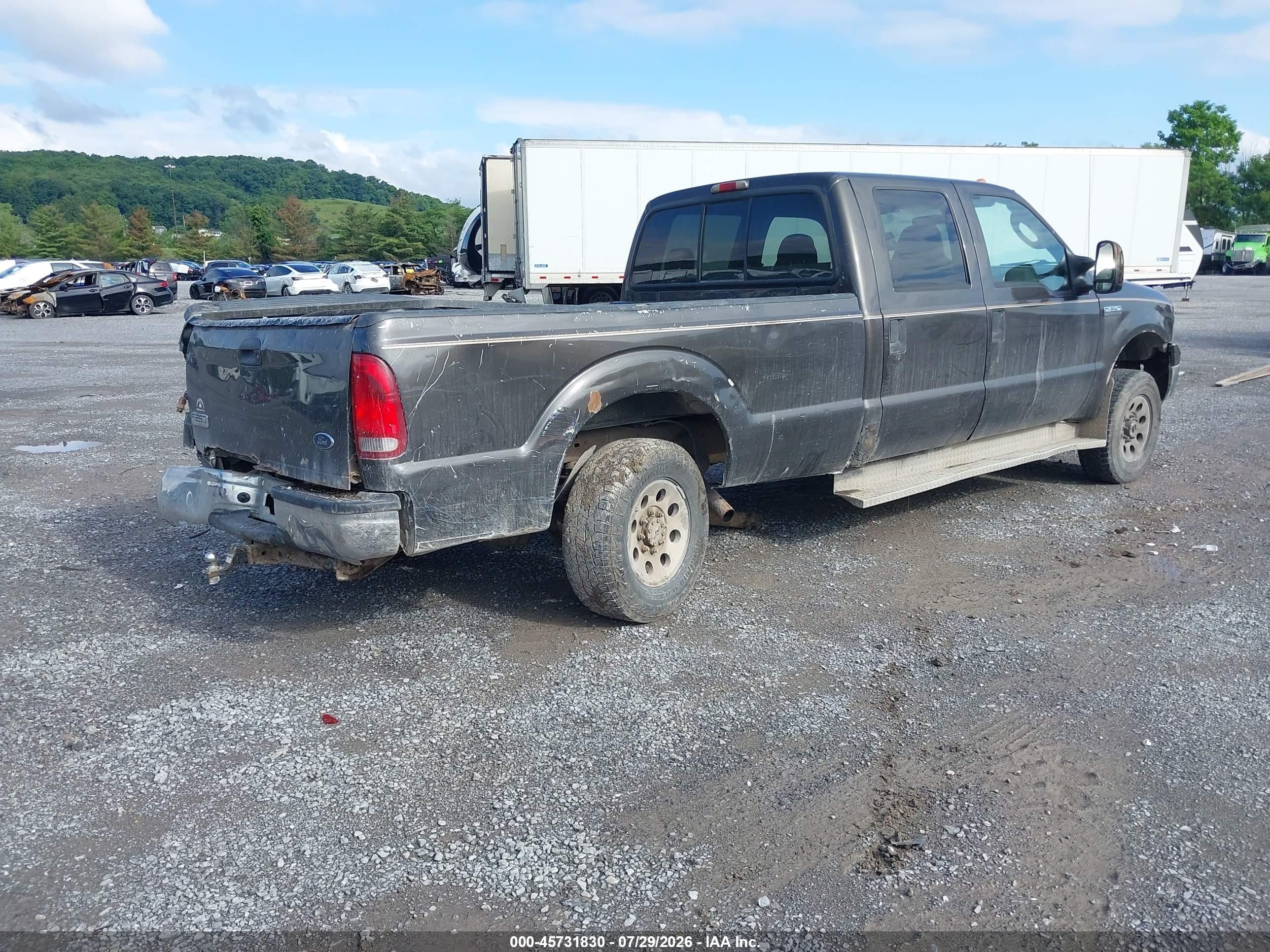 2006 Ford F-250 Lariat/xl/xlt Brown vin: 1FTSW21596EA21390