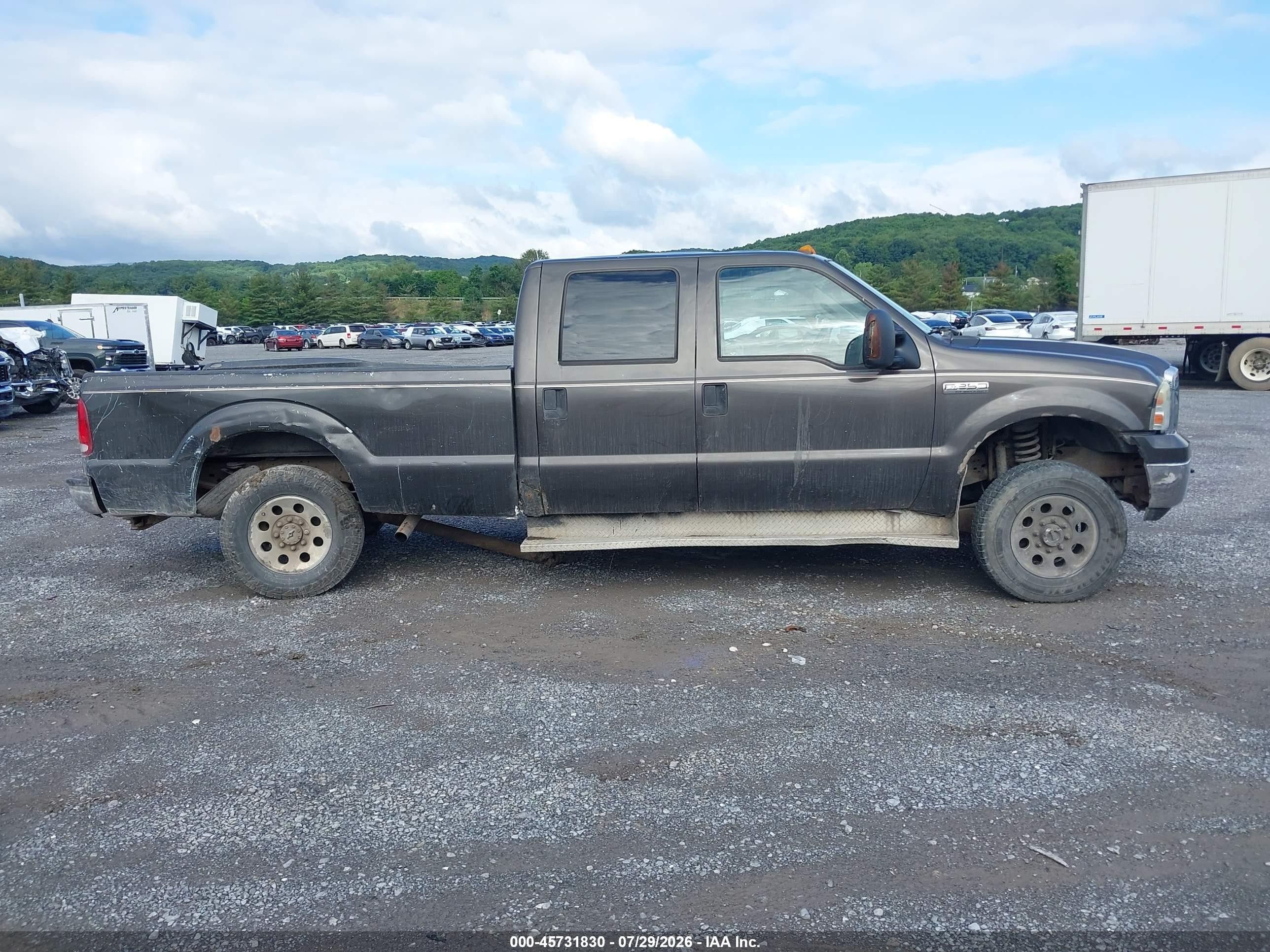 2006 Ford F-250 Lariat/xl/xlt Brown vin: 1FTSW21596EA21390