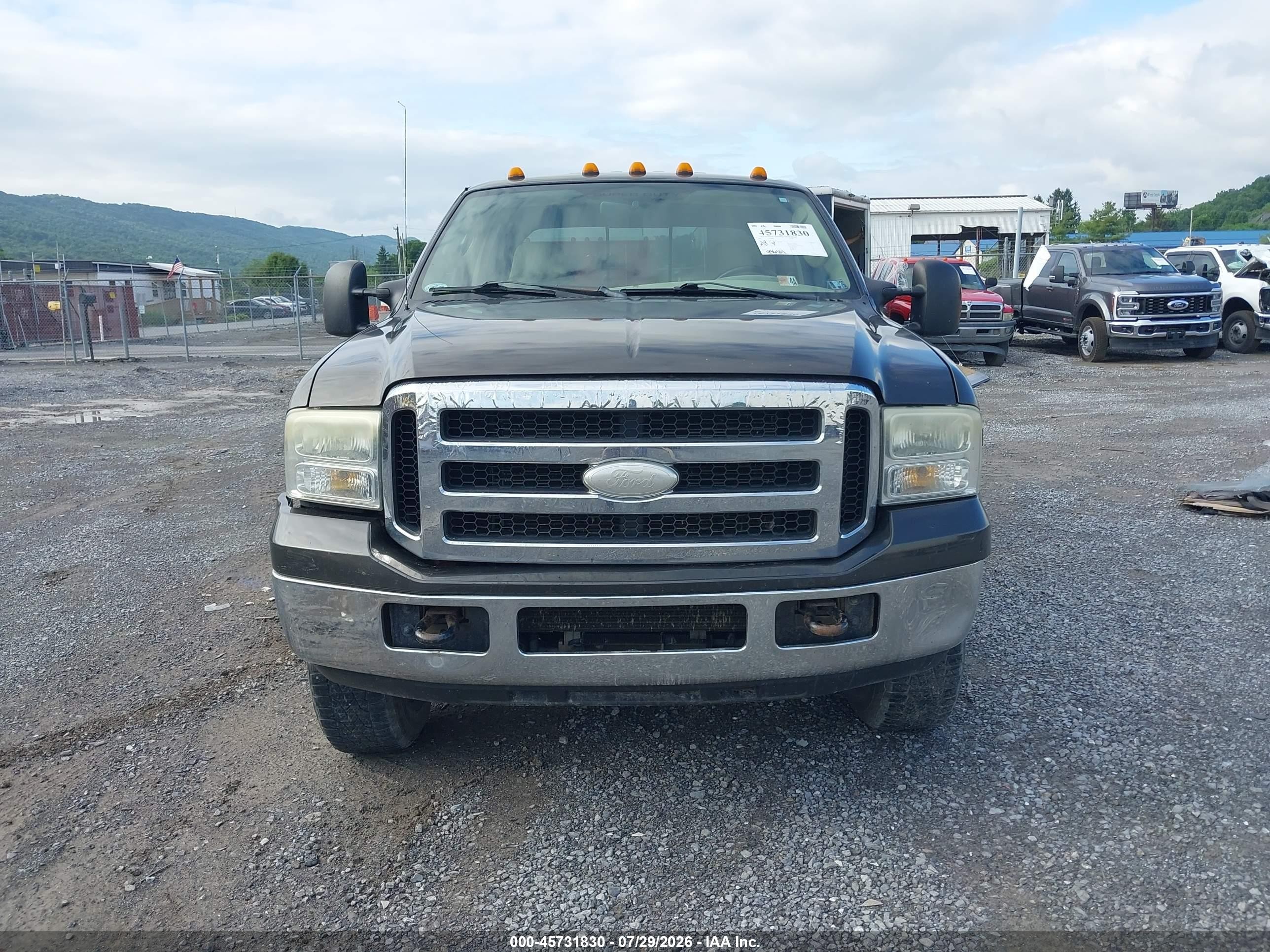 2006 Ford F-250 Lariat/xl/xlt Brown vin: 1FTSW21596EA21390