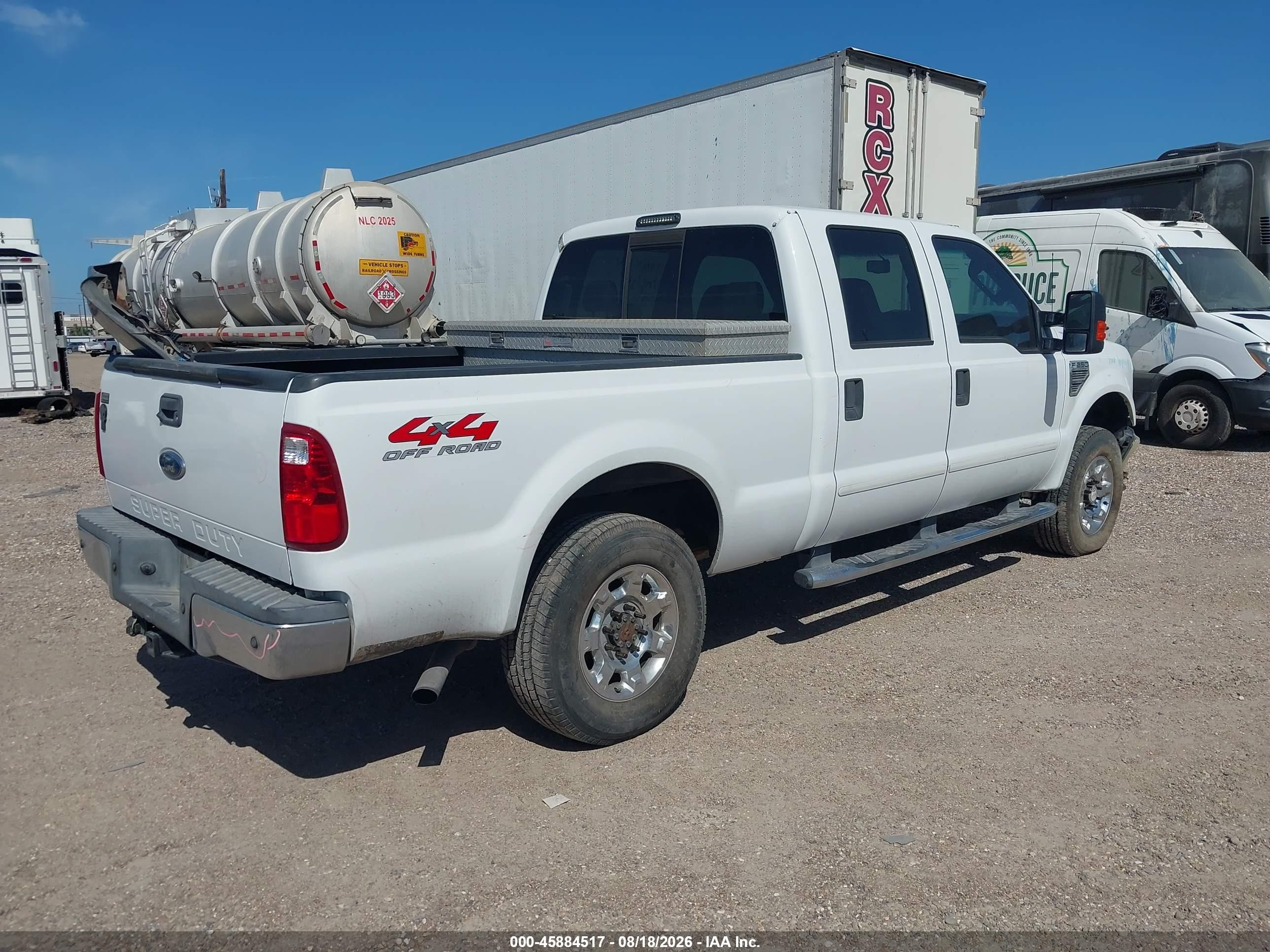 2008 Ford Super Duty F-250 Srw Fx4/king Ranch/lariat/xl/xlt White vin: 1FTSW215X8ED70576