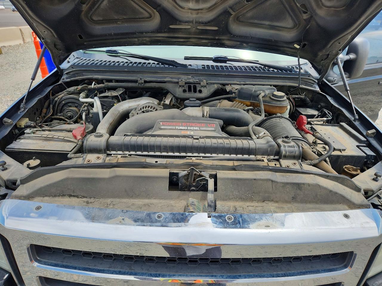 2005 Ford F250 Super Duty Blue vin: 1FTSW21P05EC22739