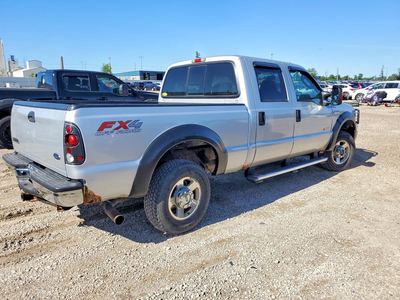 2005 Ford F250 Super Duty Silver vin: 1FTSW21P05ED38295