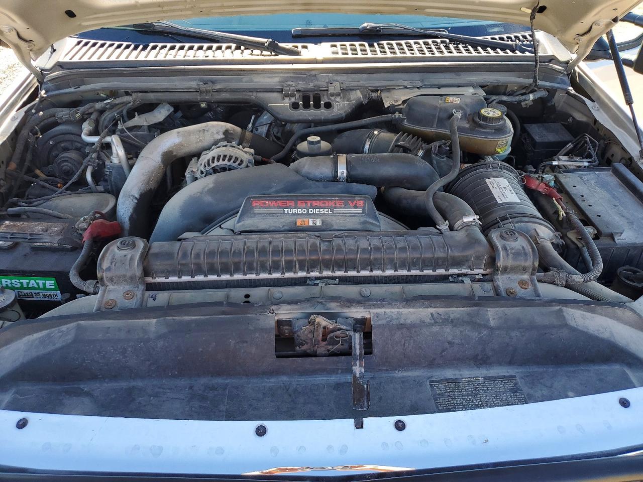 2005 Ford F250 Super Duty Silver vin: 1FTSW21P05ED38295