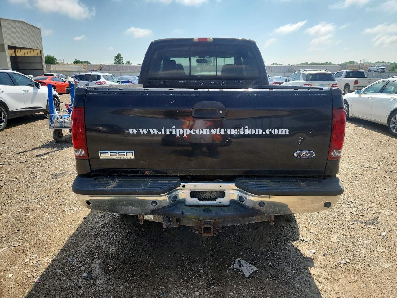 2006 Ford F250 Super Duty Black vin: 1FTSW21P06EB77268