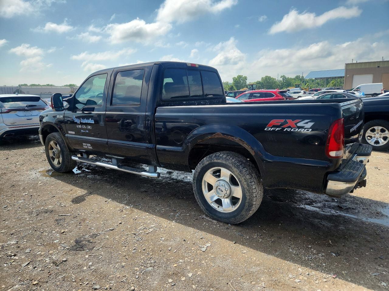 2006 Ford F250 Super Duty Black vin: 1FTSW21P06EB77268