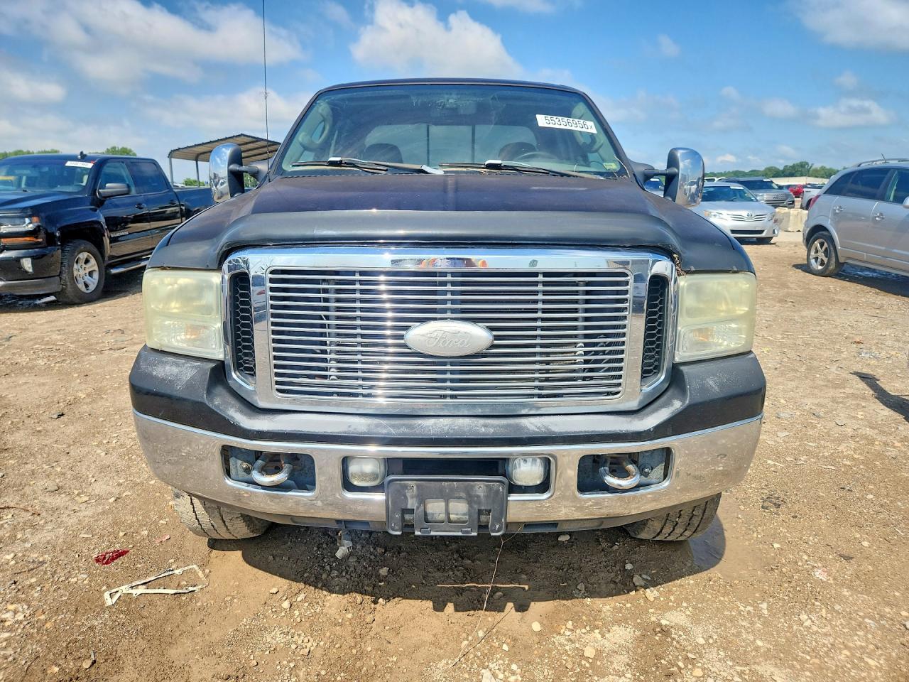 2006 Ford F250 Super Duty Black vin: 1FTSW21P06EB77268