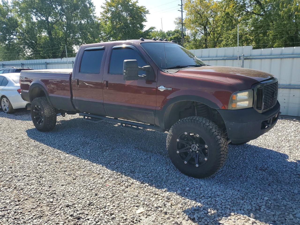 2006 Ford F250 Super Duty Burgundy vin: 1FTSW21P06ED15570