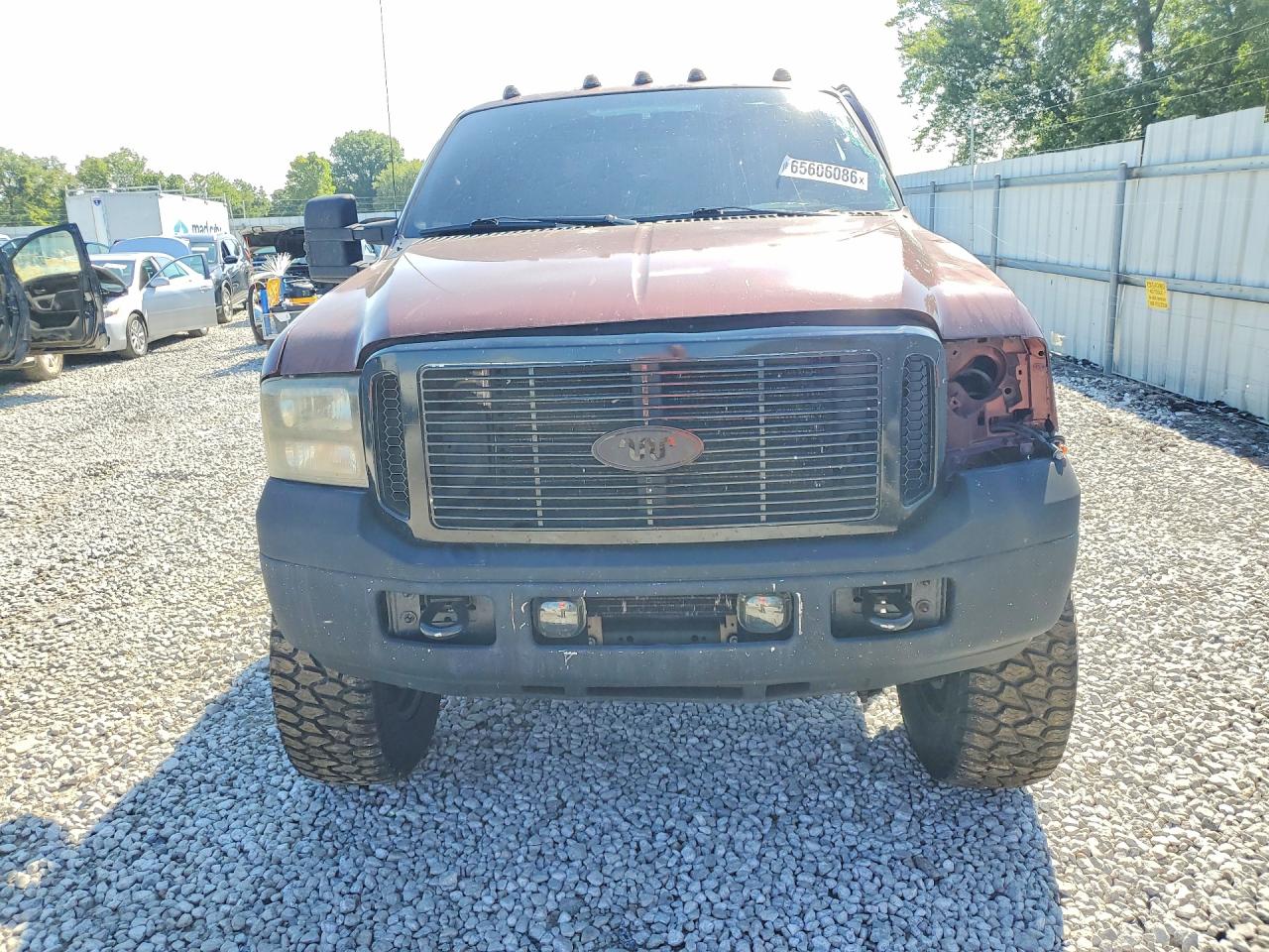2006 Ford F250 Super Duty Burgundy vin: 1FTSW21P06ED15570