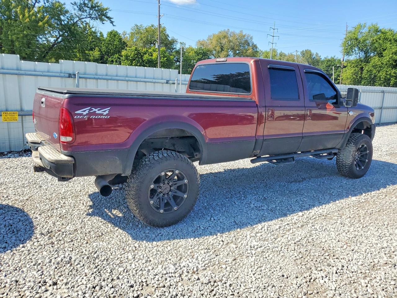 2006 Ford F250 Super Duty Burgundy vin: 1FTSW21P06ED15570