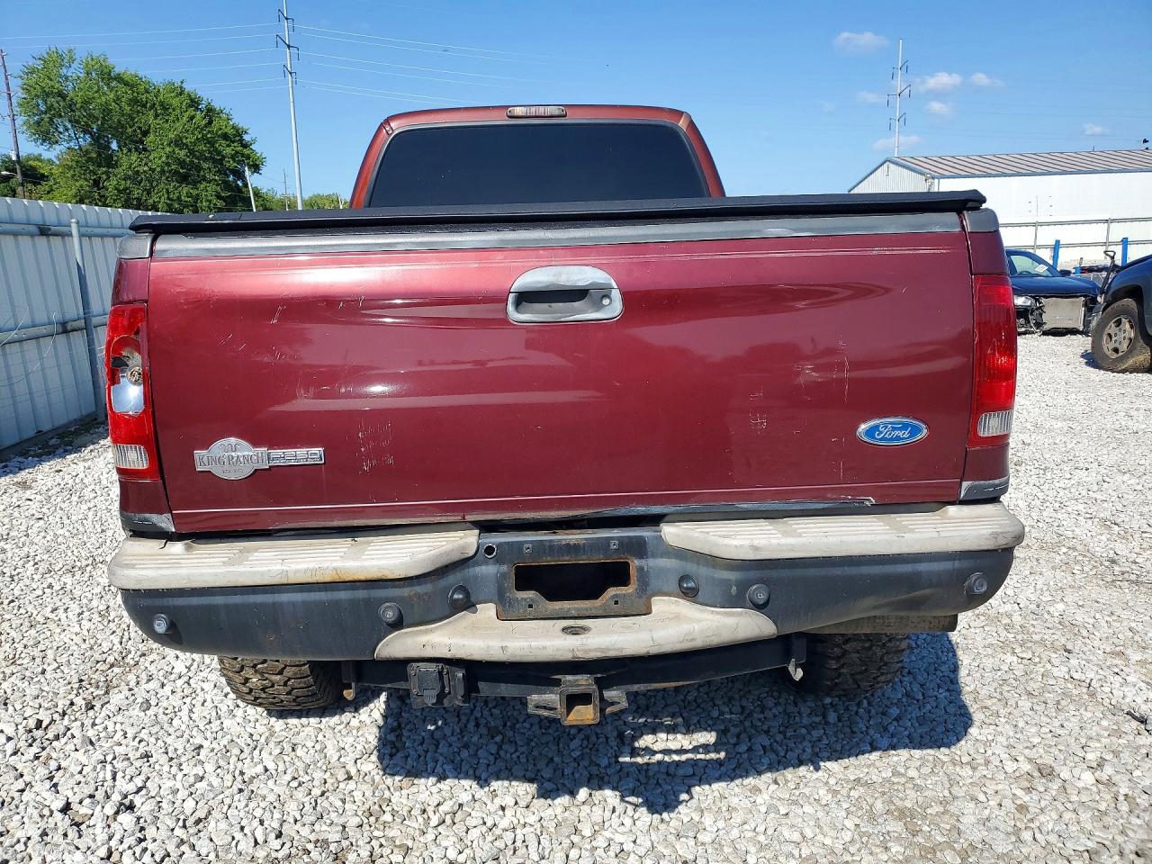 2006 Ford F250 Super Duty Burgundy vin: 1FTSW21P06ED15570