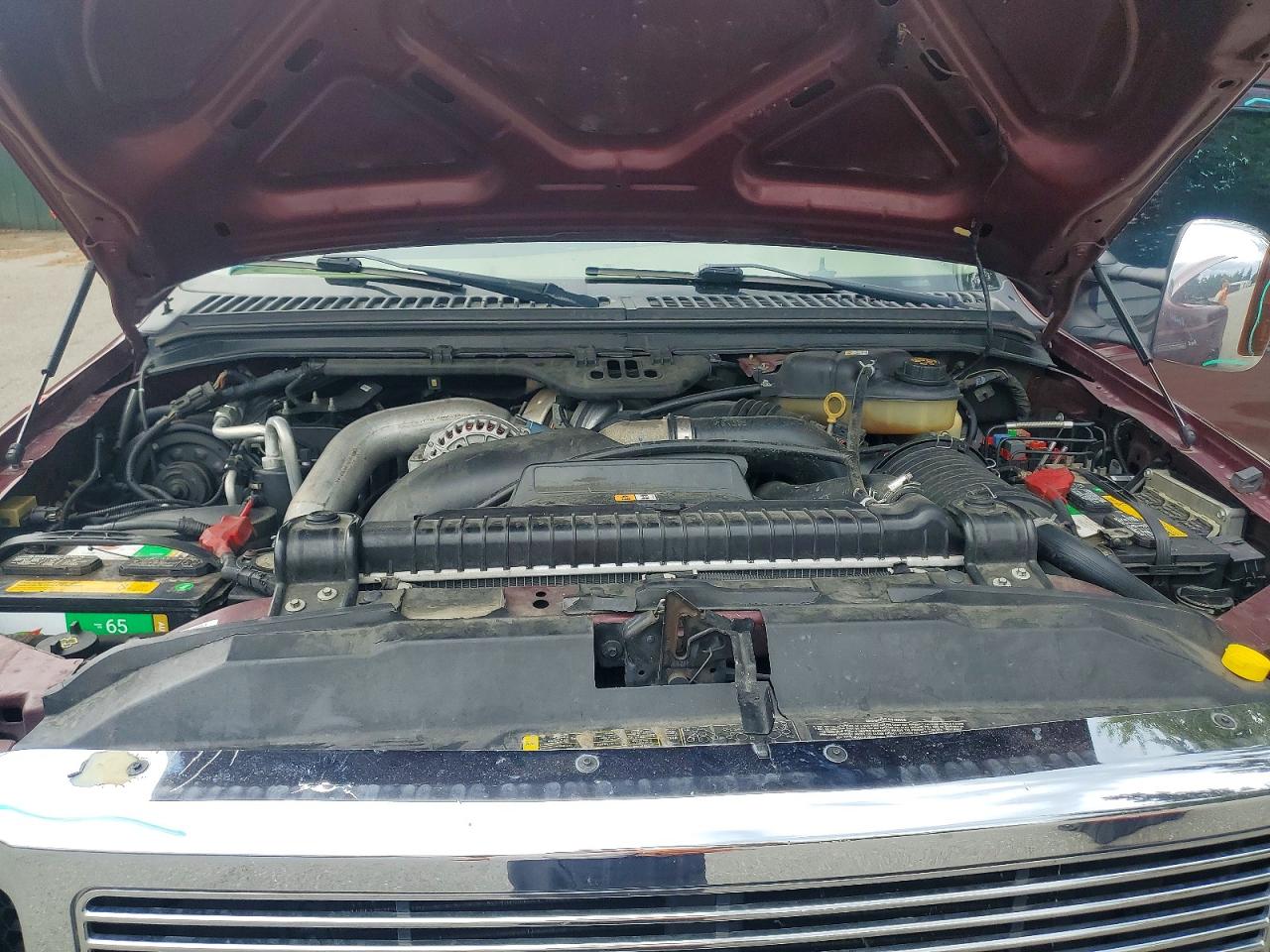 2007 Ford F250 Super Duty Maroon vin: 1FTSW21P07EB13586